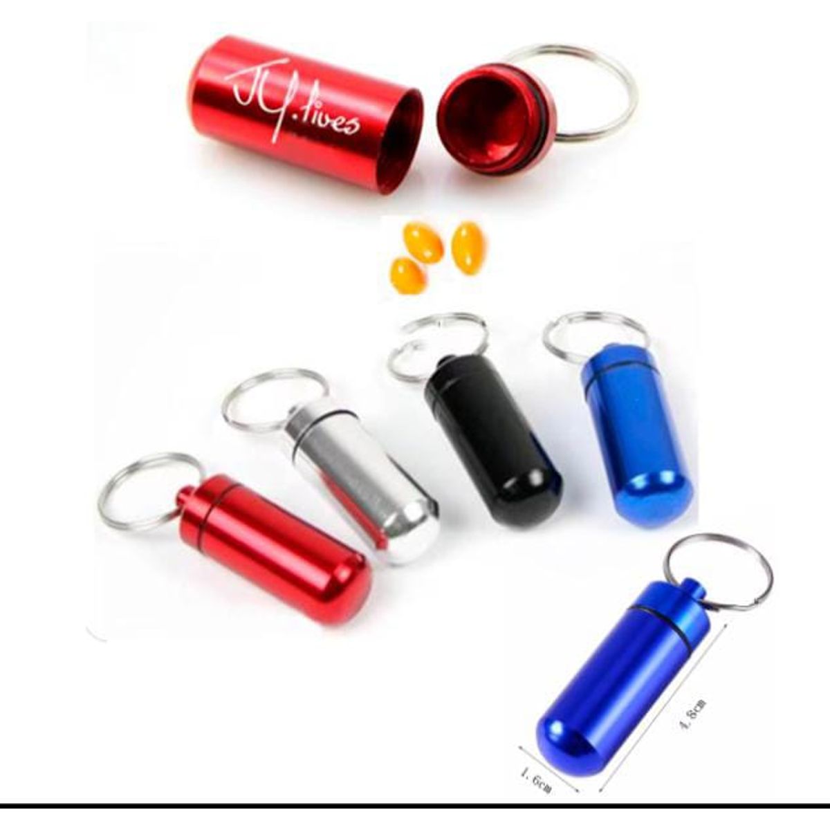 GENERICO - Mini pastillero de llavero