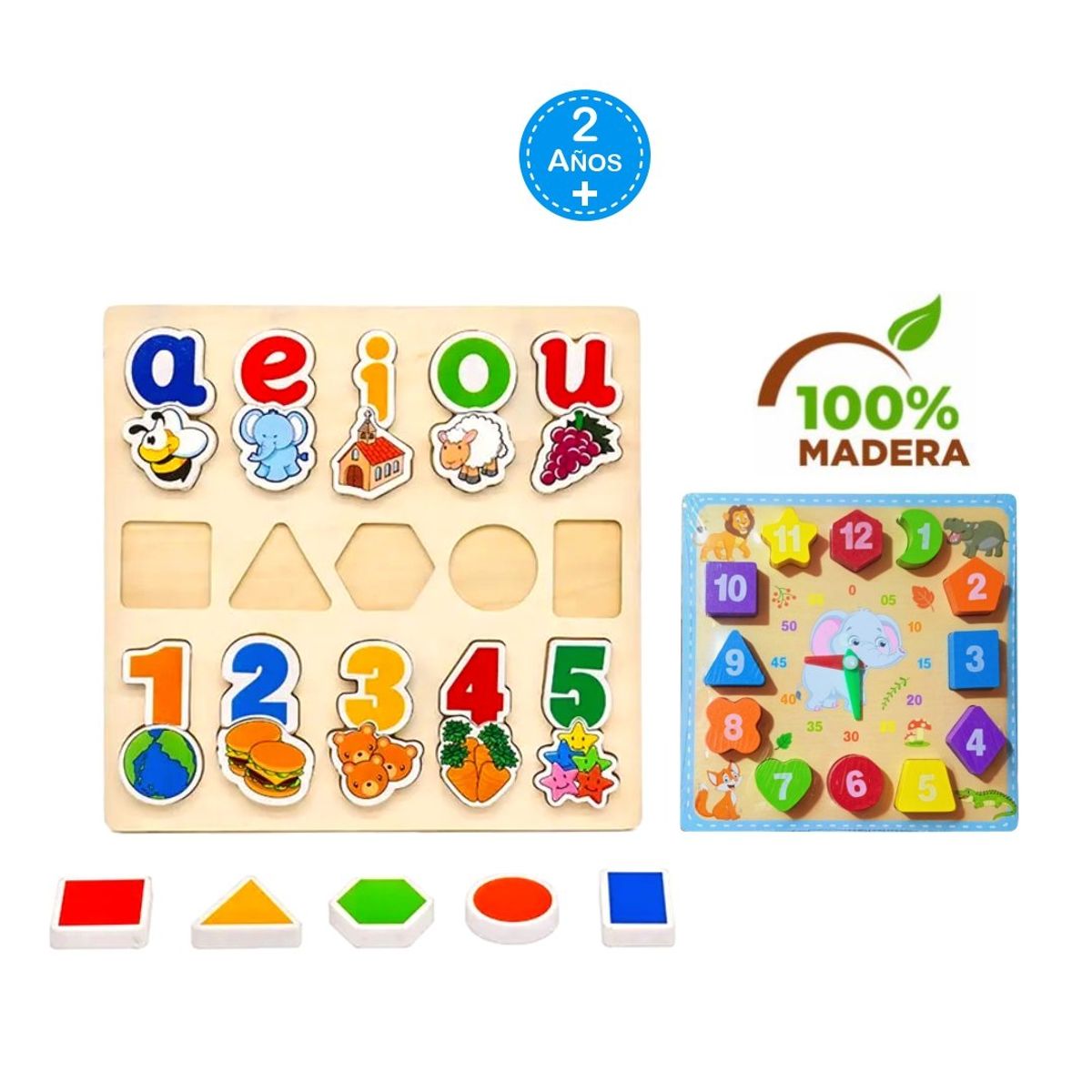 GENERICO - Pack Educativo - Aprende Vocales Números Formas y la Hora