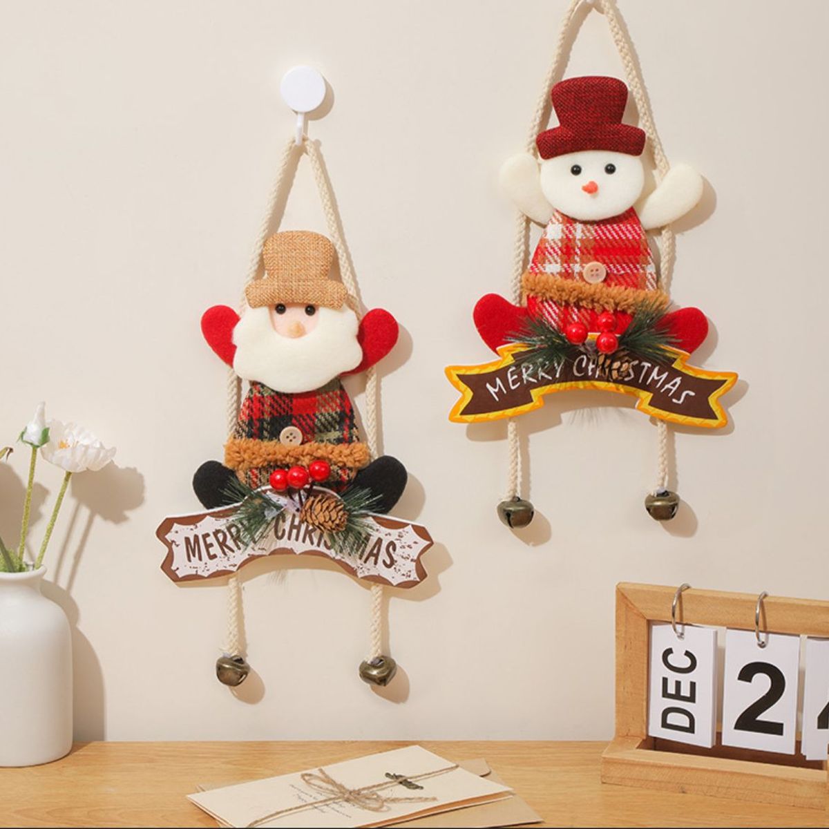 GENERICO - 3 ADORNOS COLGANTE NAVIDEÑO