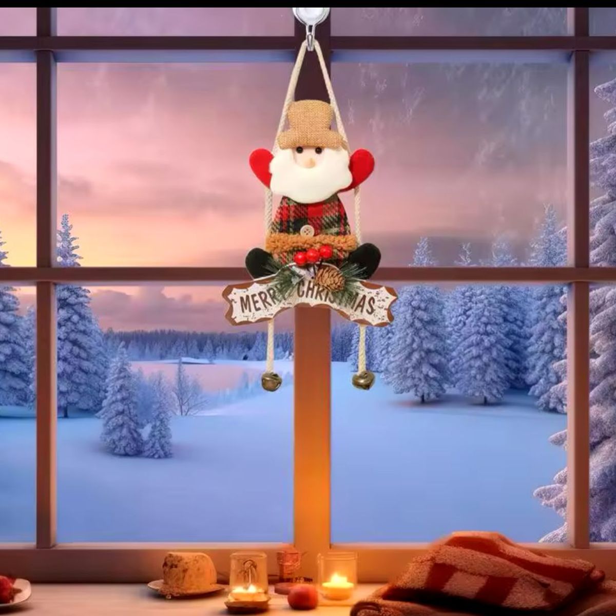 GENERICO - 3 ADORNOS COLGANTE NAVIDEÑO