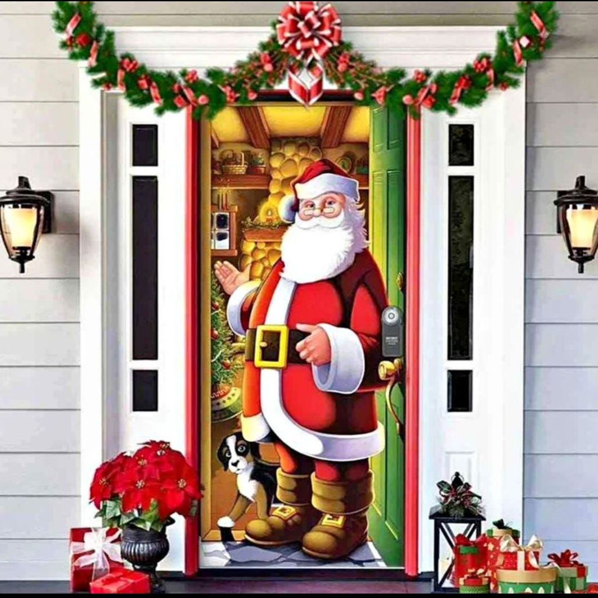 GENERICO - FUNDA DE PUERTA NAVIDEÑO