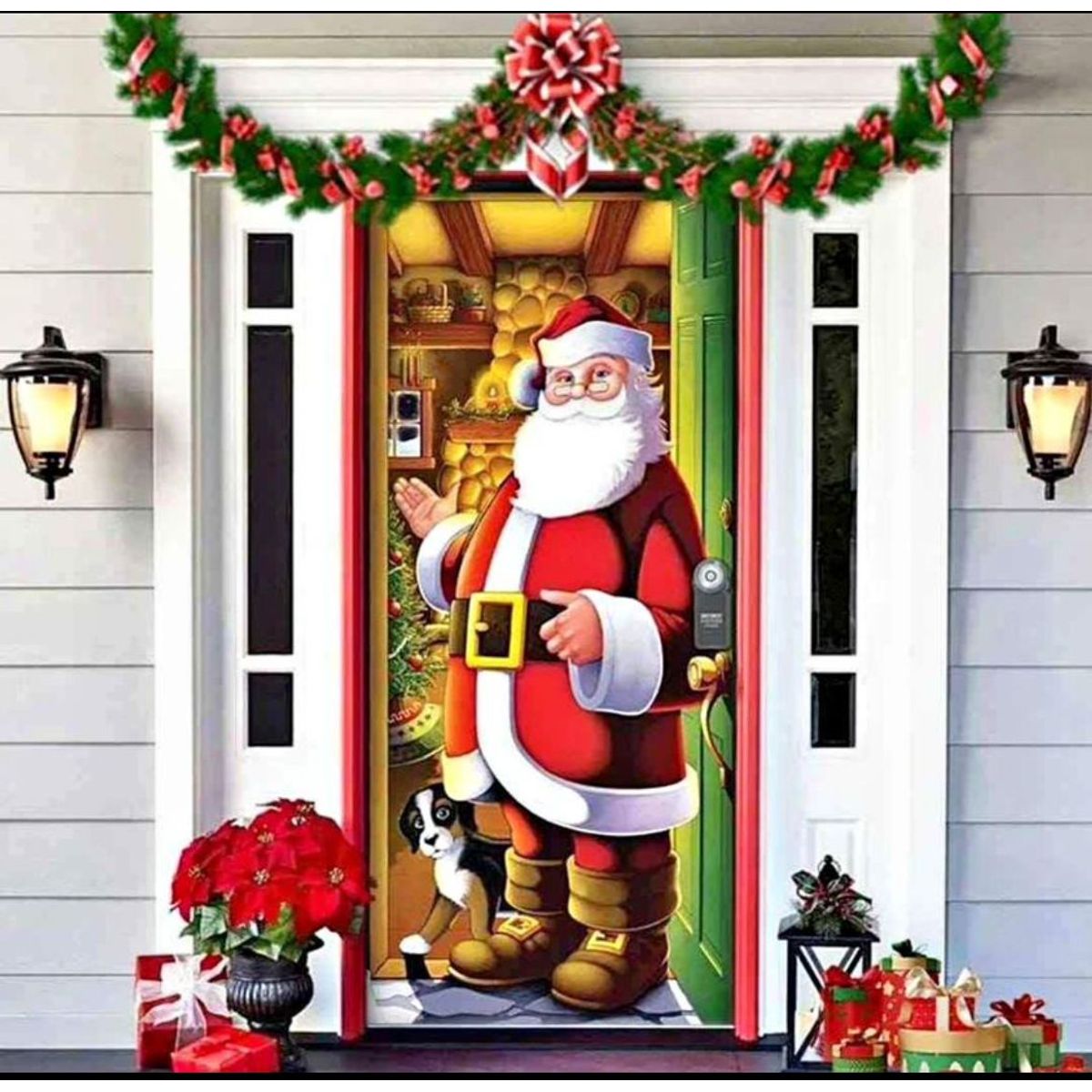 GENERICO - FUNDA DE PUERTA NAVIDEÑO