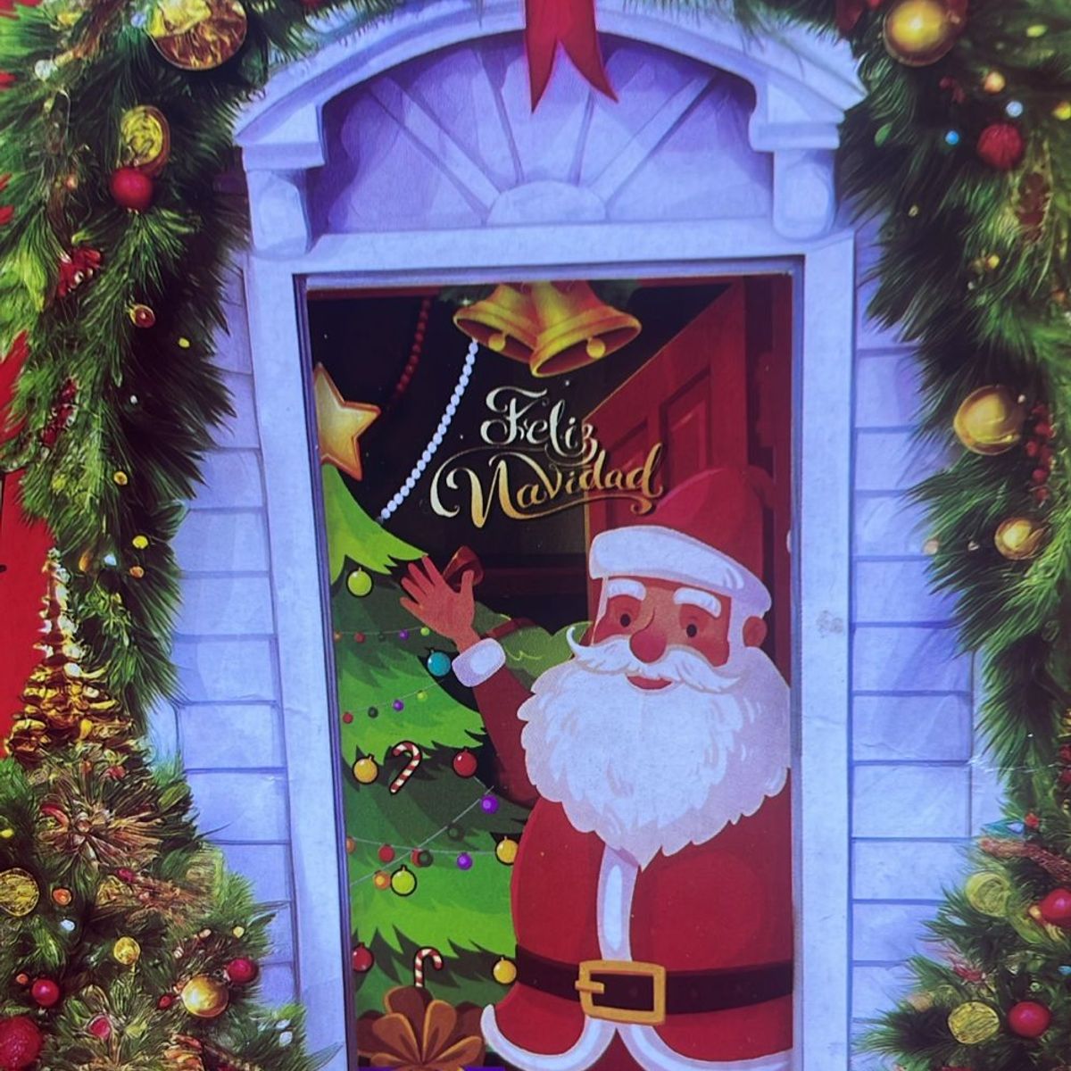 GENERICO - FUNDA DE PUERTA NAVIDEÑO