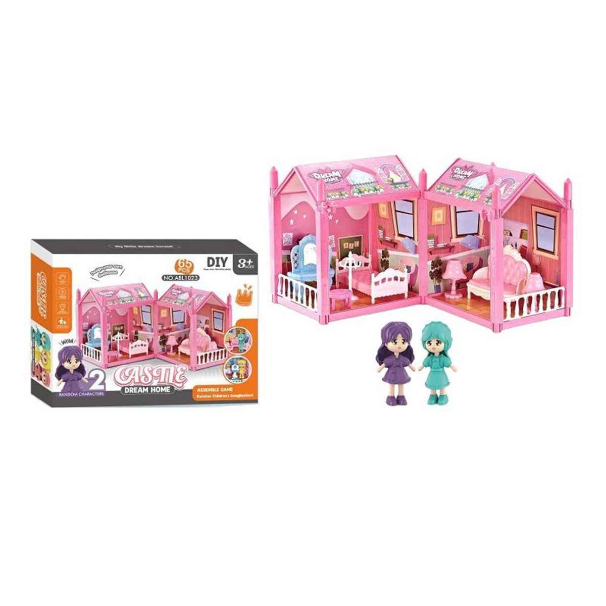 GENERICO - CASA DE MUÑECAS DOS PIEZAS HABITACIONES