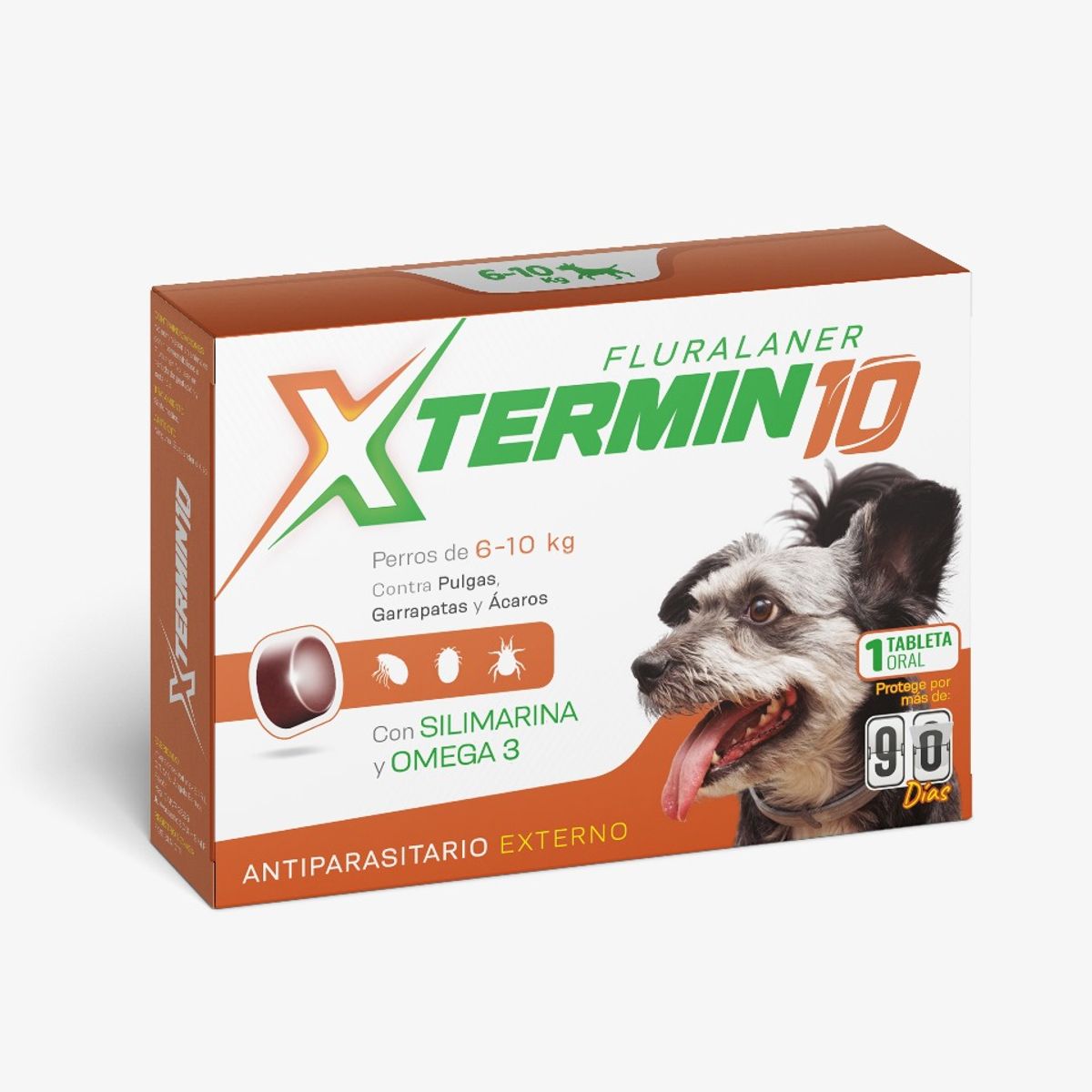 VETLINEX - ANTIPULGAS XTERMIN TABLETA MASTICABLE X 10KG