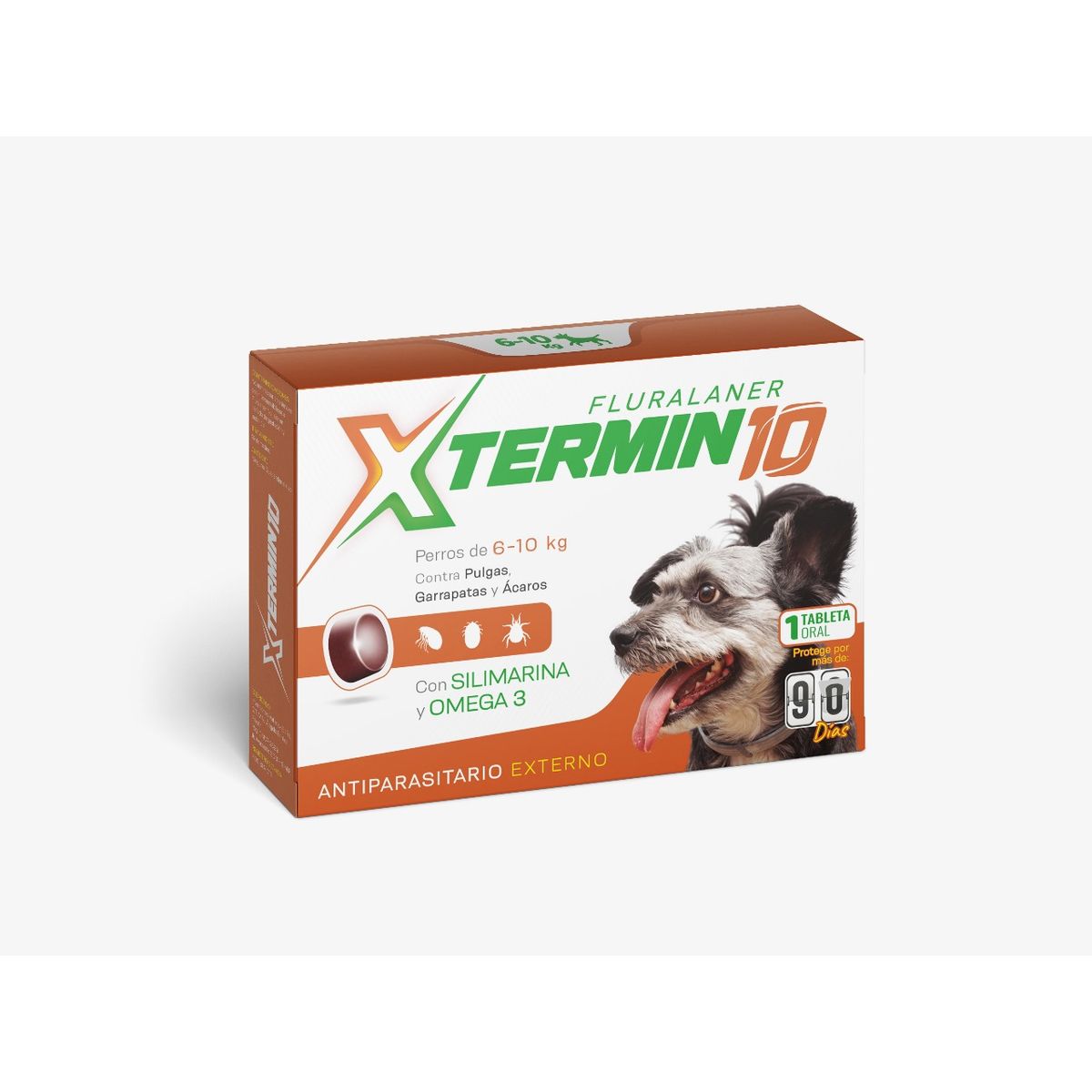 VETLINEX - ANTIPULGAS XTERMIN TABLETA MASTICABLE X 10KG