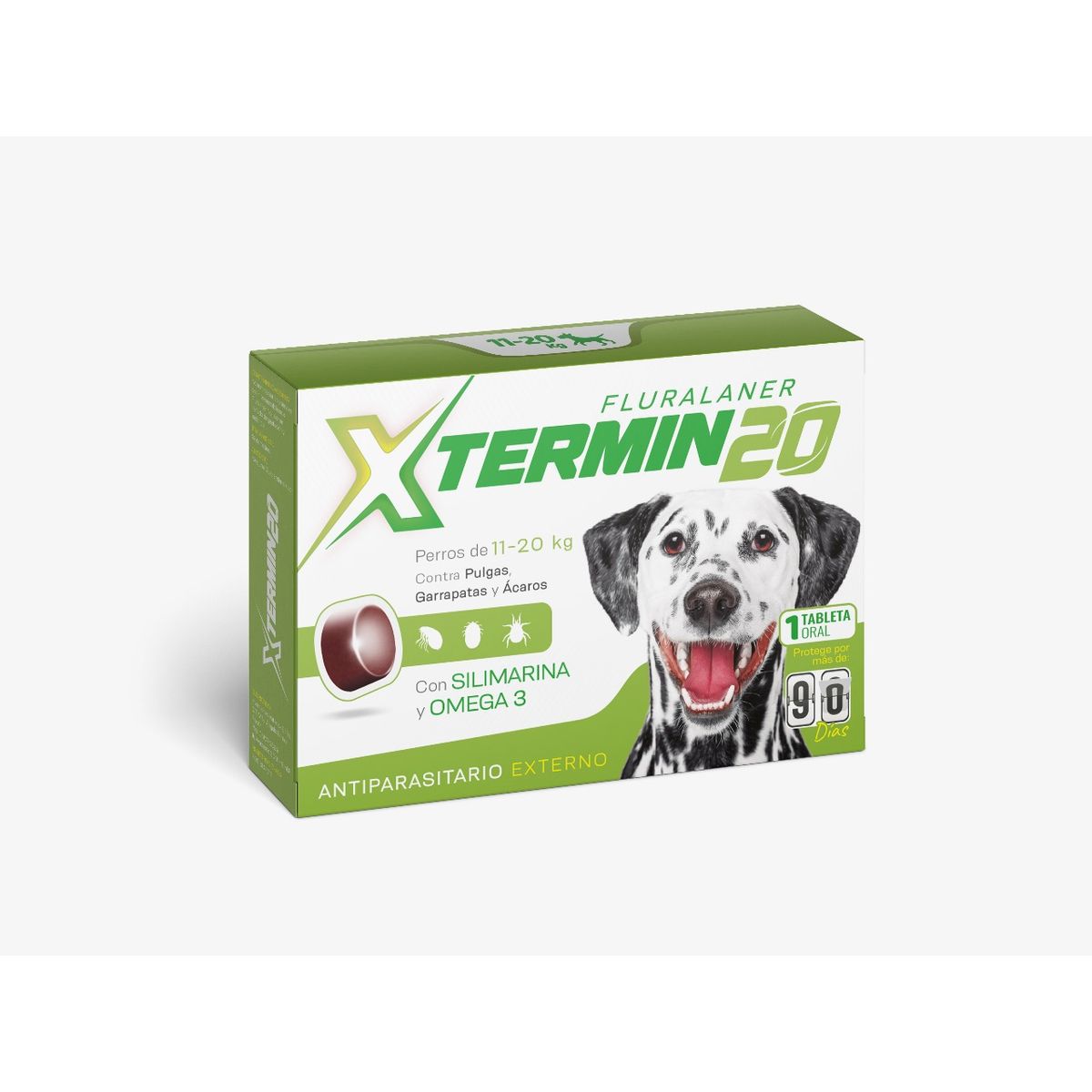 VETLINEX - ANTIPULGAS XTERMIN TABLETA MASTICABLE X 20KG