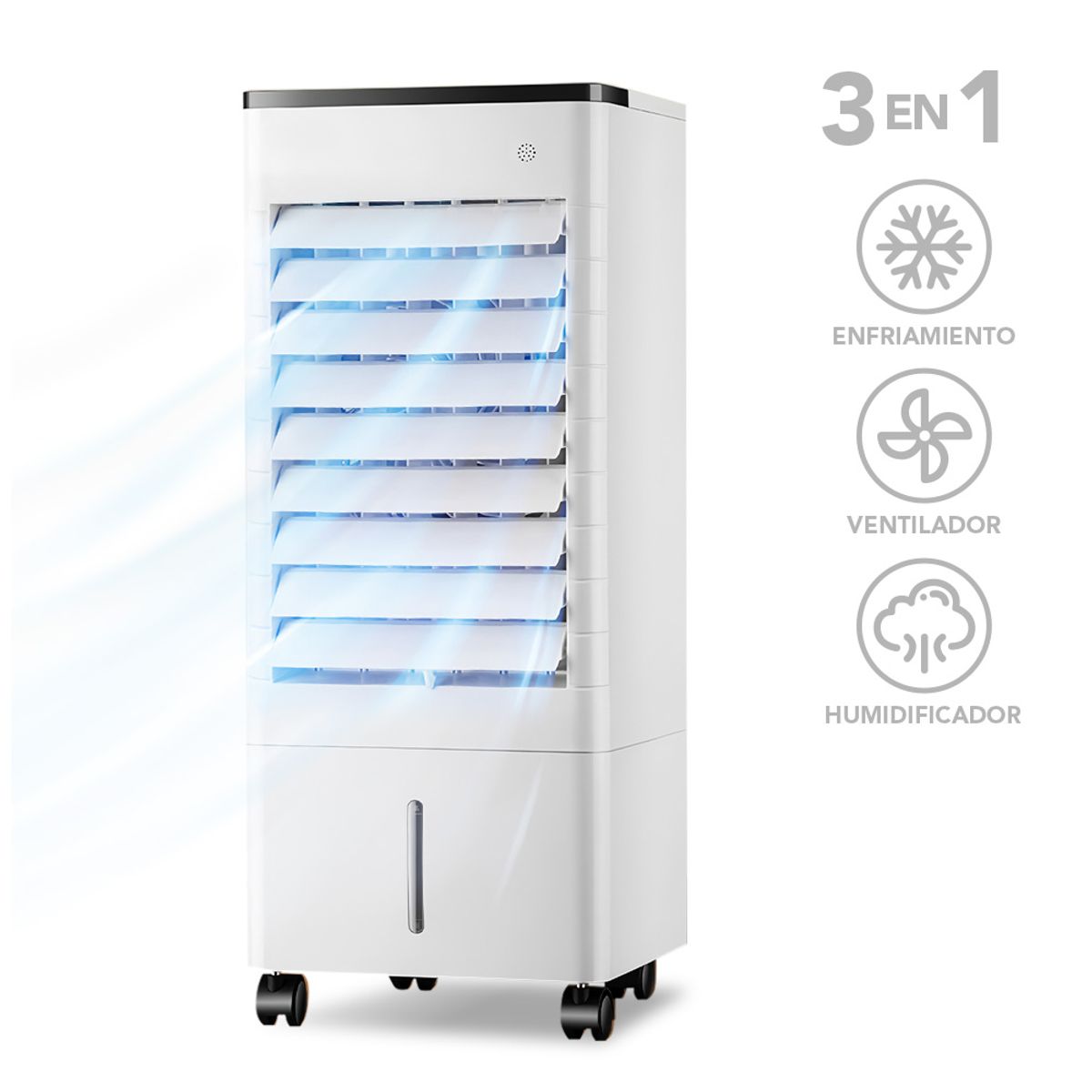 KELLER - Enfriador de Aire Ventilador Portátil Moderno 3 en 1 YZ1