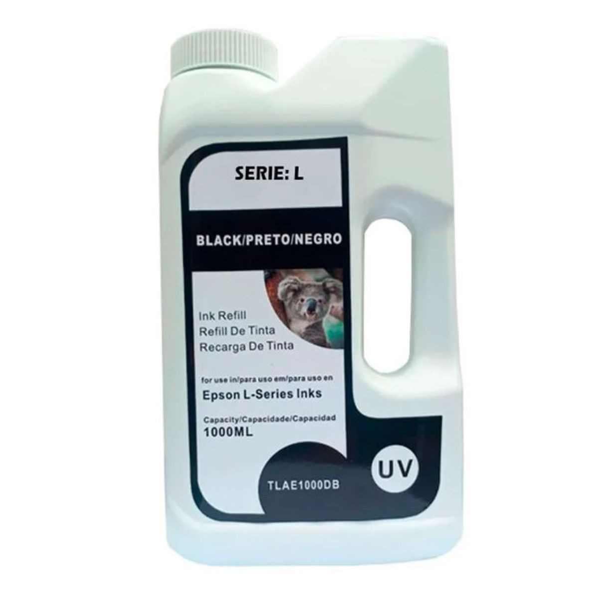 GENERICO - Tinta Compatible Litro Uv Para Epson T664 T544 T504 Negro