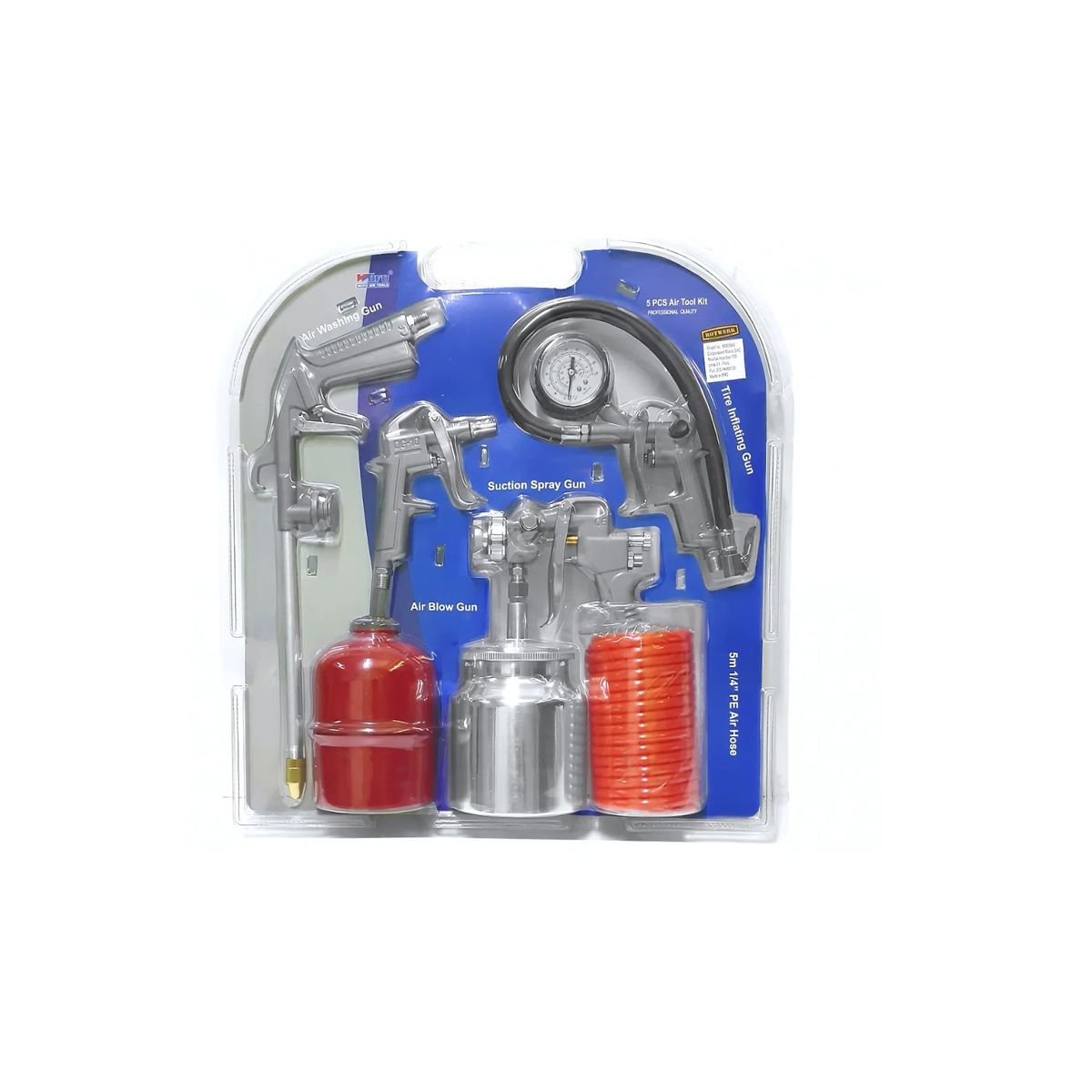 GENERICO - Kit de herramientas neumáticas 5 piezas Mod Wfw-2000a4