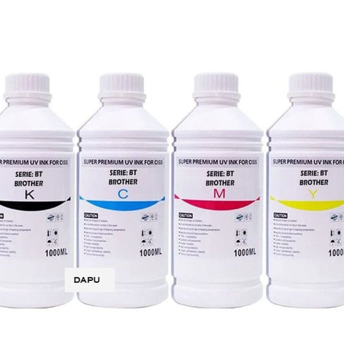 GENERICO - Tinta Compatible Litro Uv Para Brother BT5001 D60BK Negro y Colores