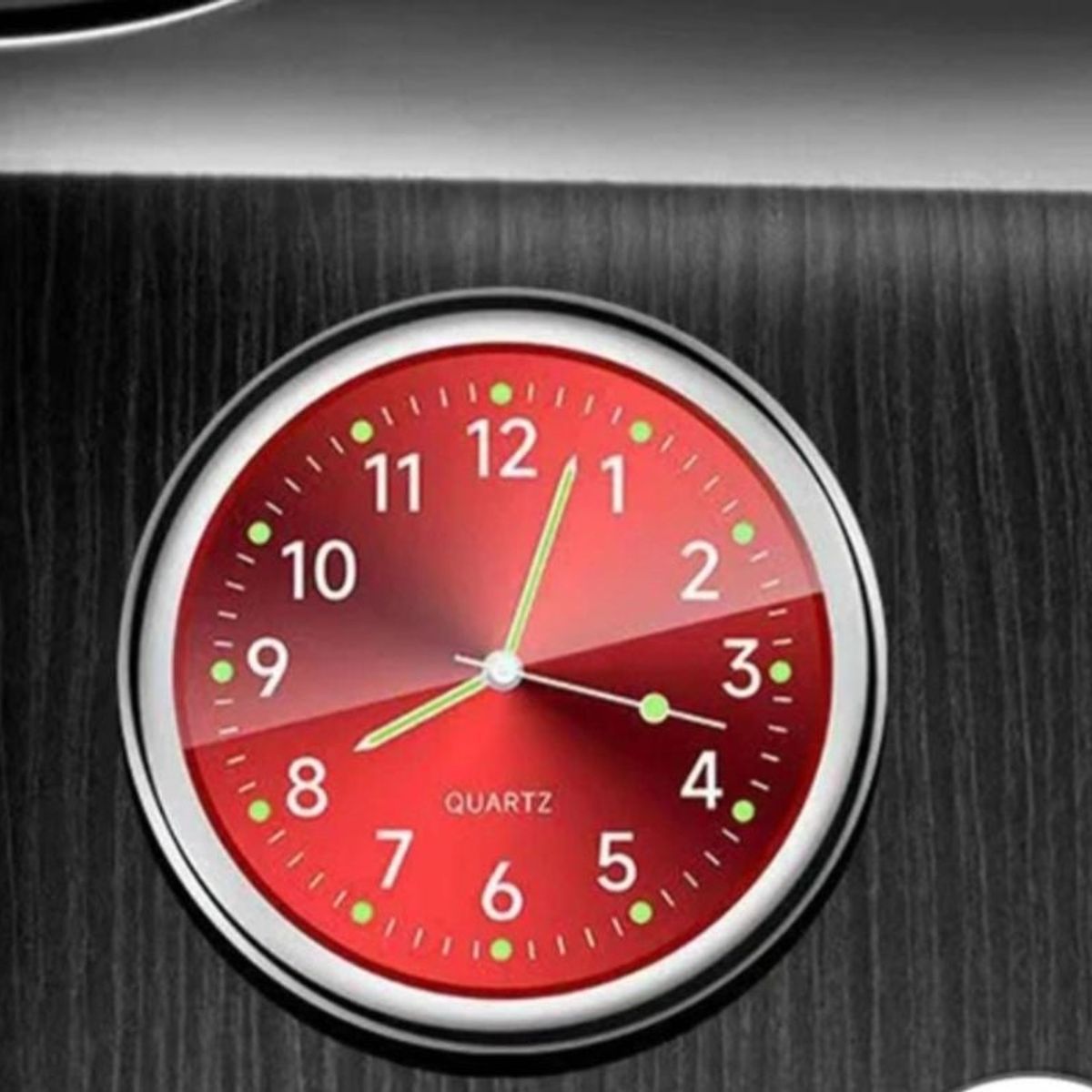 Reloj de Cuarzo para Interior de Auto - Rojo, marca GENERICO - Foto Principal