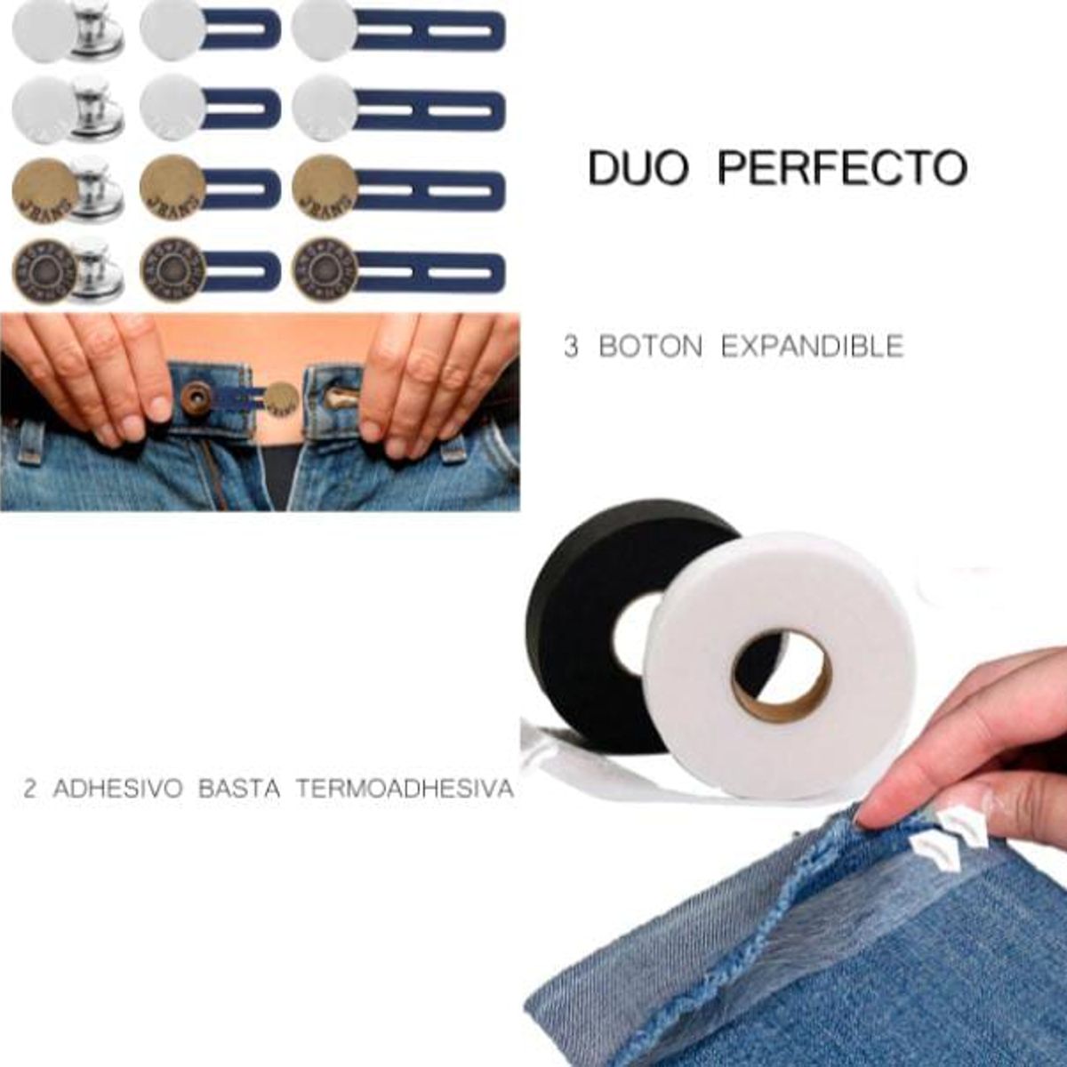GENERICO - DUO BOTON EXPANDIBLE + ADHESIVO BASTA