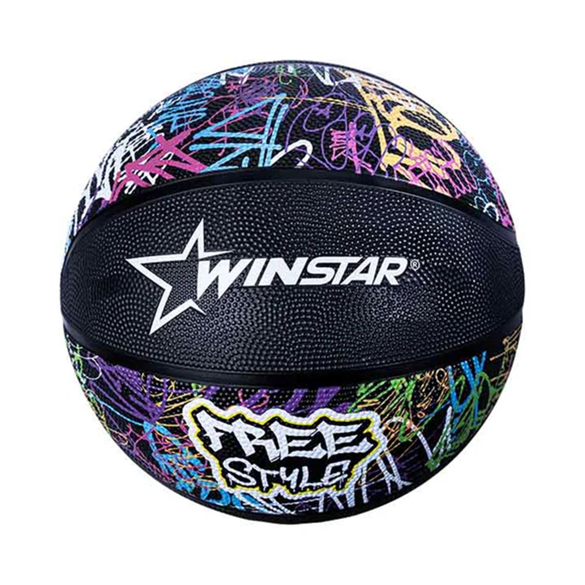 WINSTAR - PELOTAS PARA BÁSQUET TALLA 7 FREE STYLE WINSTAR MULTICOLOR