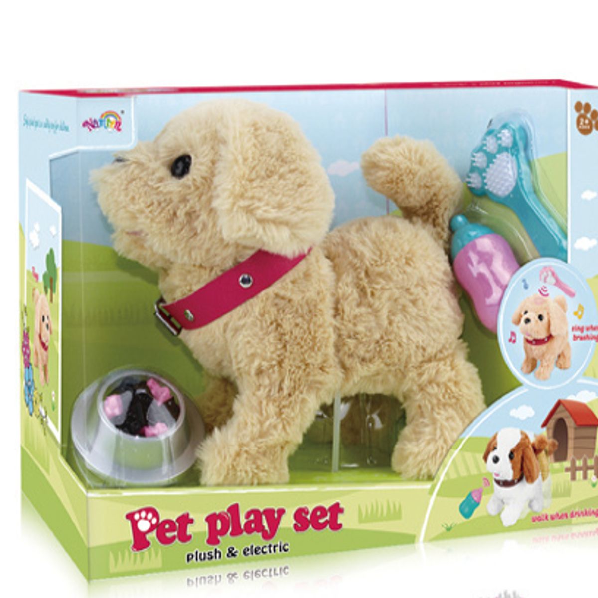 GENERICO - Peluche en forma de Perro con sonidos y movimientos