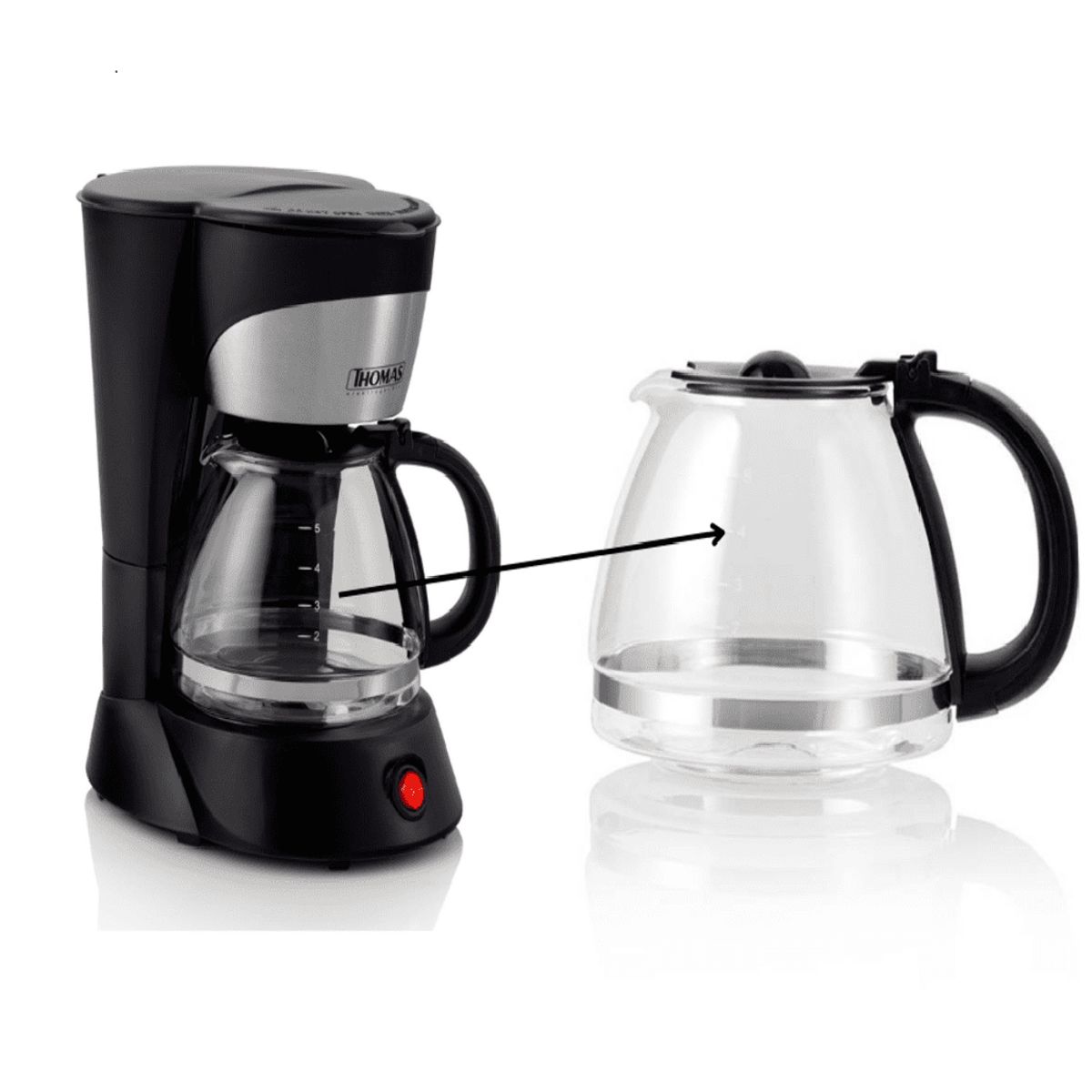 THOMAS - Jarra Vidrio Cafetera TH-130i Thomas 09013001