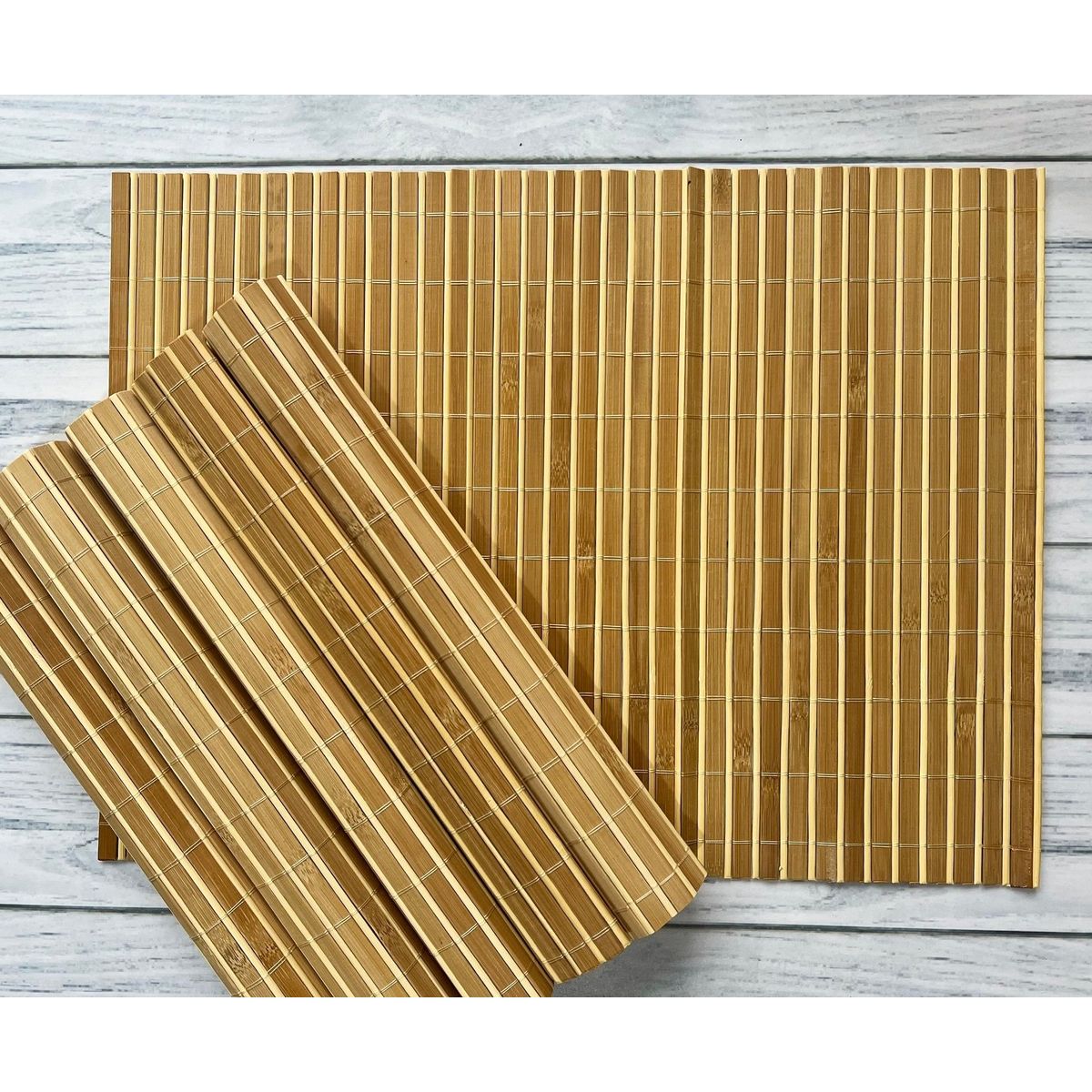 GENERICO - Individual de Mesa de Bambú Set 6 Unidades