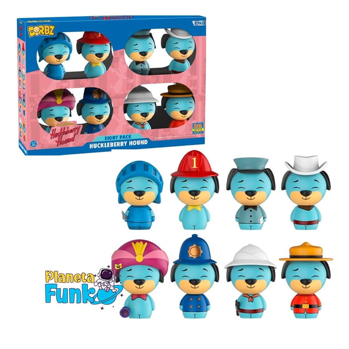 FUNKO - FUNKO HUCKLEBERRY HOUND DORBZ SET DE 8 PCS EXCLUSIVO