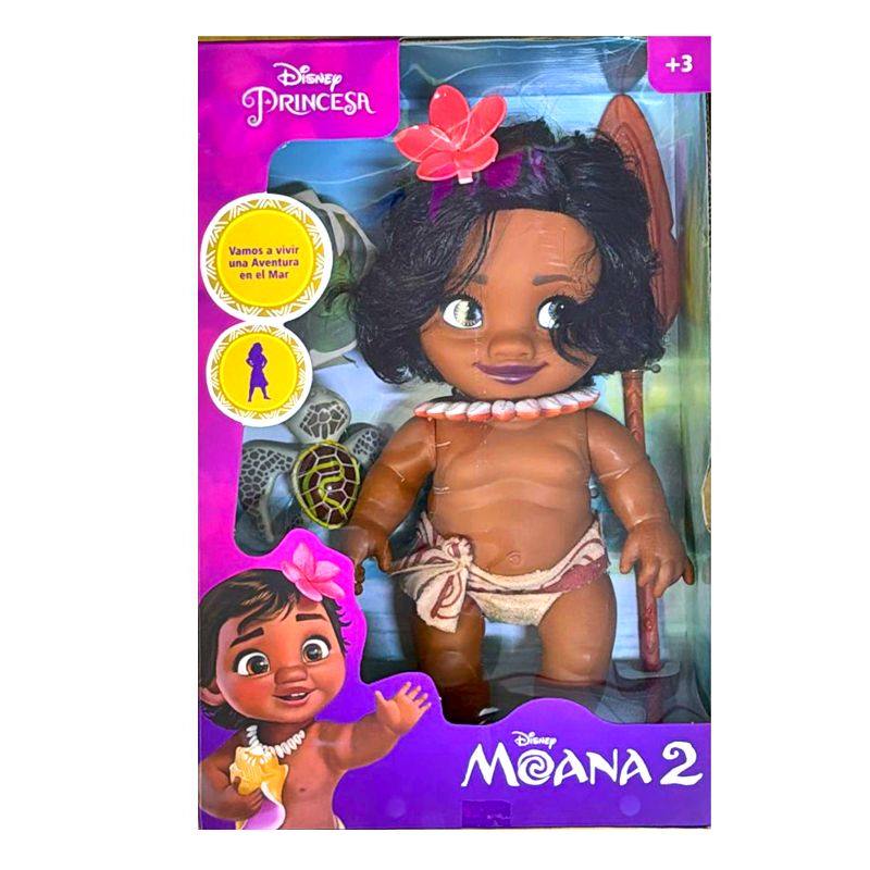 GENERICO - Bebe Muñeca Moana Disney incluye Accesorios