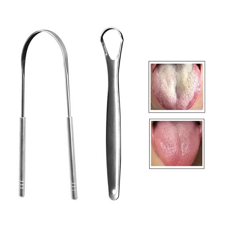 RED ANGEL - Limpiador  De Lengua De Acero ultra fino 2 UND