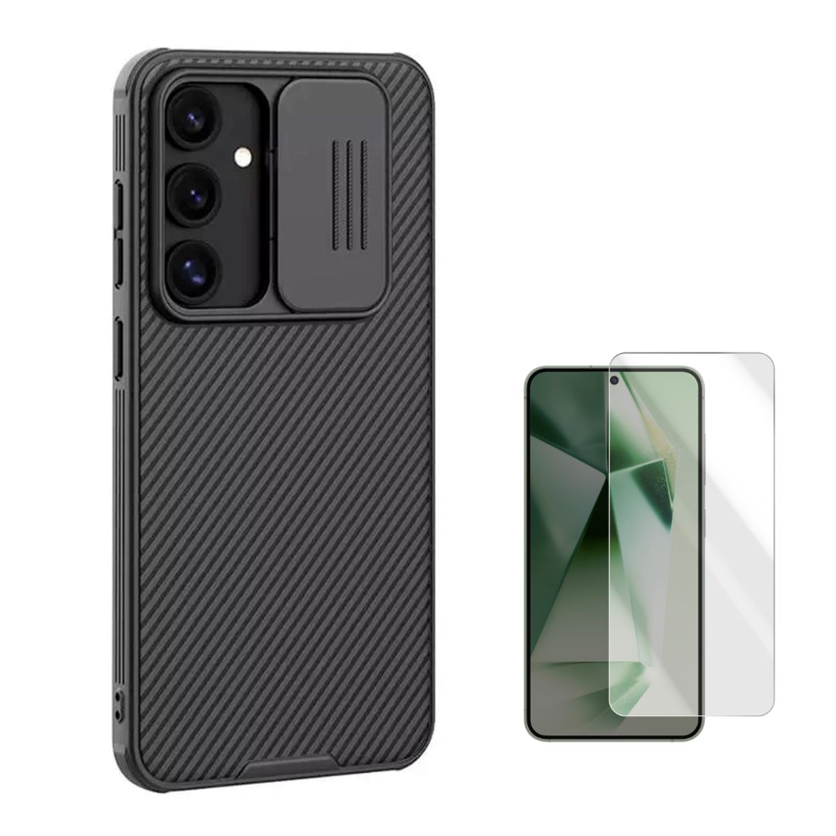 NILLKIN - CASE NILLKIN SAMSUNG S24 FE y VIDRIO PANTALLA