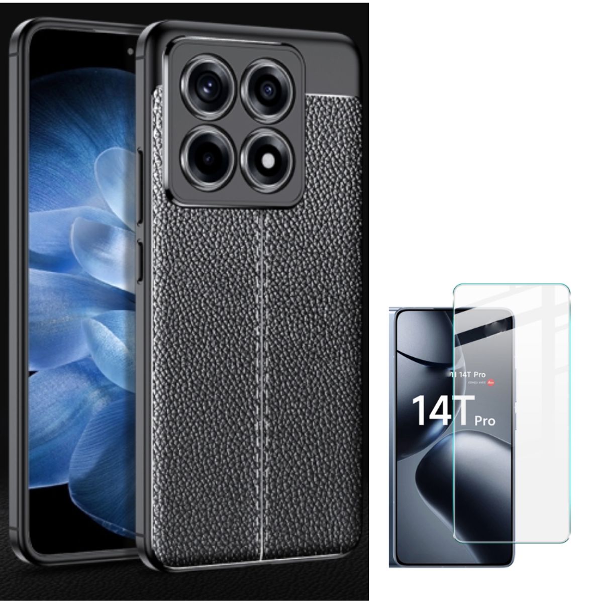 NILLKIN - CASE CARBONO AUTOFOCUS XIAOMI MI 14T PRO CON VIDRIO