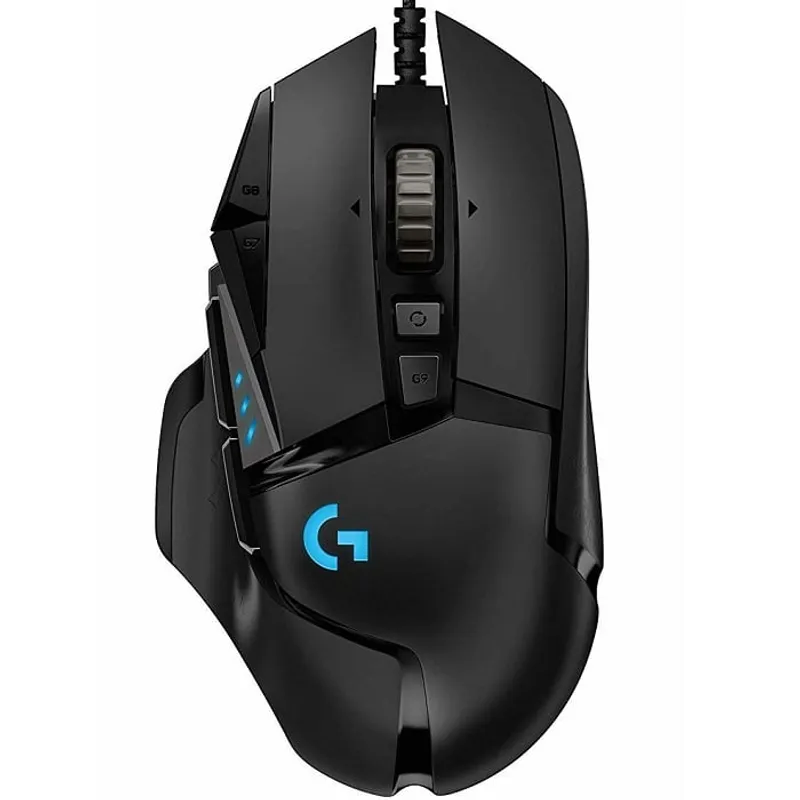 LOGITECH - Mouse Gamer Logitech G502 Hero 11 Botones 16000 DPI negro