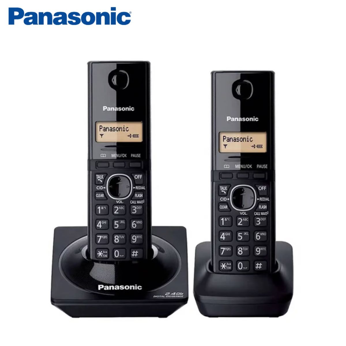 PANASONIC - TELÉFONO FIJO PANASONIC INALÁMBRICO NEGRO KX-TG3452LCB