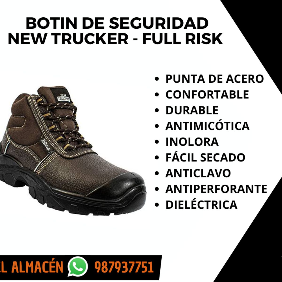 STEEL PRO - BOTIN DE SEGURIDAD DIELECTRICO NEW TRUCKER