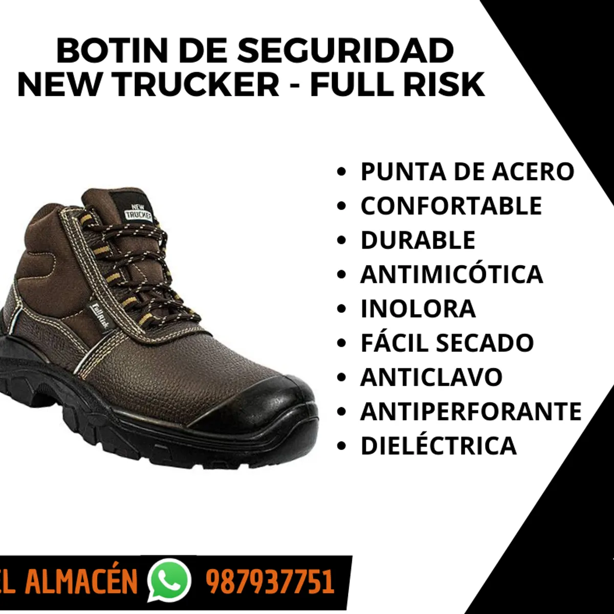 STEEL PRO - BOTIN DE SEGURIDAD DIELECTRICO NEW TRUCKER