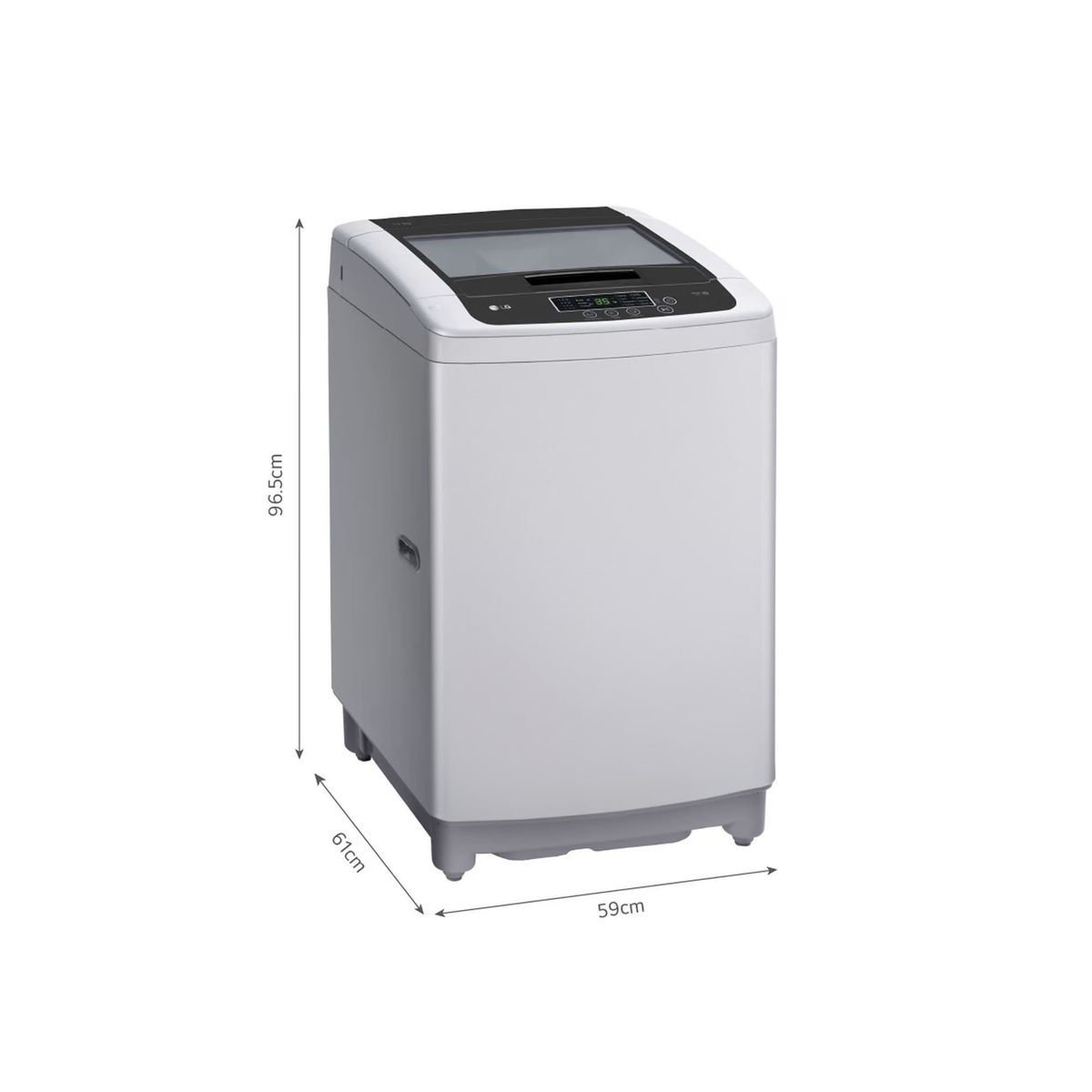 LG - Lavadora LG WT13DPBK 13kg Smart Motion Carga Superior Gris