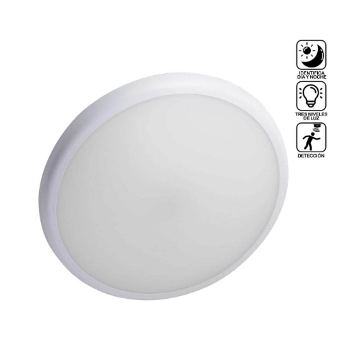 OPALUX - Luminaria LED con Sensor de Microondas ST-707B OPALUX