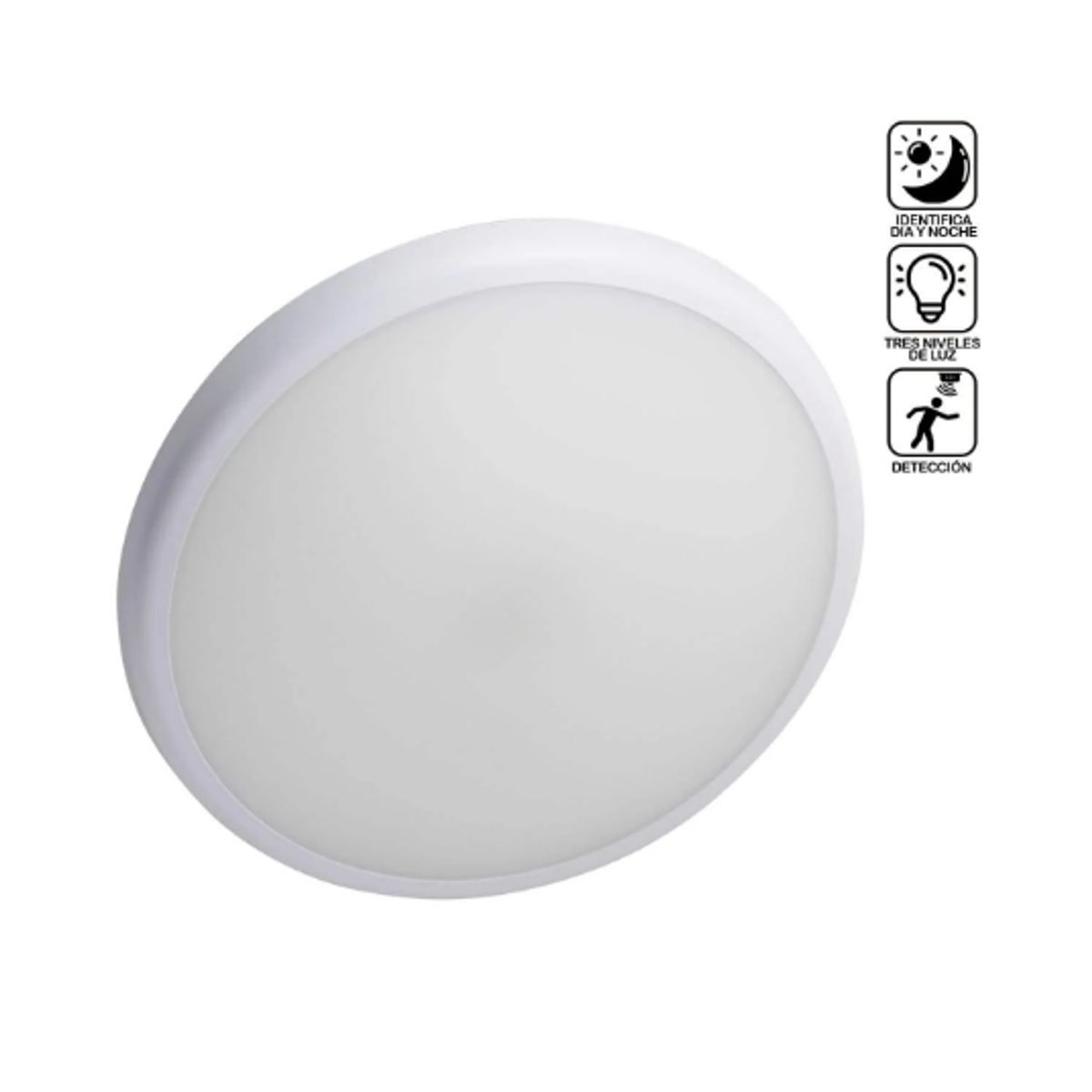 OPALUX - Luminaria LED con Sensor de Microondas ST-707B OPALUX