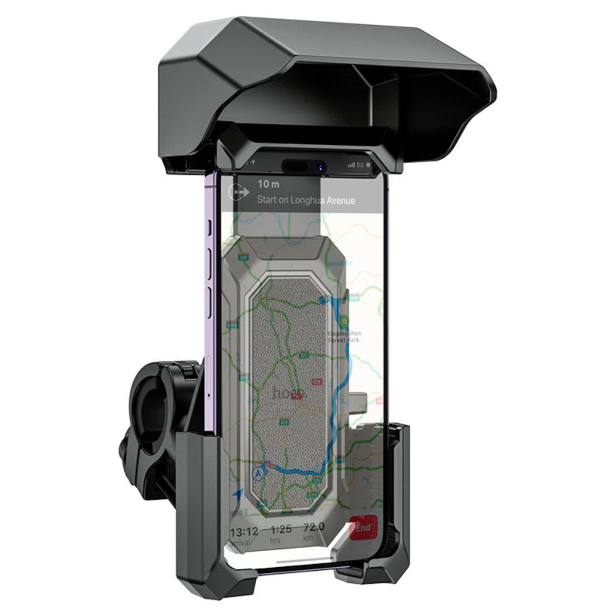 HOCO - Holder Soporte HOCO para Moto Bicicleta Scooter con Protector Compatible Celulares HOCO H31