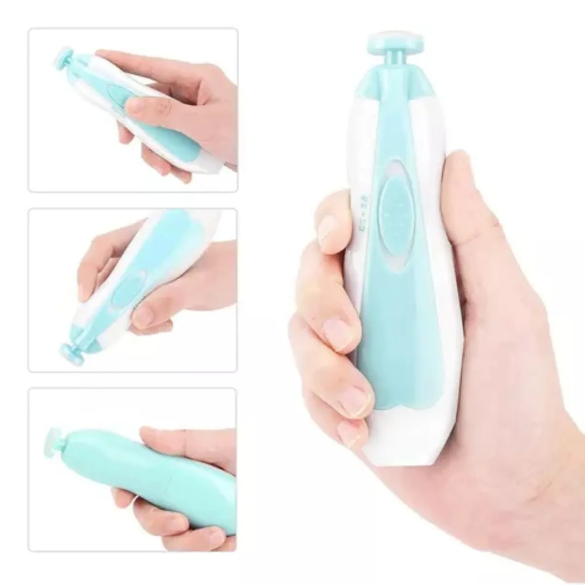 GENERICO - Pulidor De Uñas Eléctrico Para Bebes - Celeste