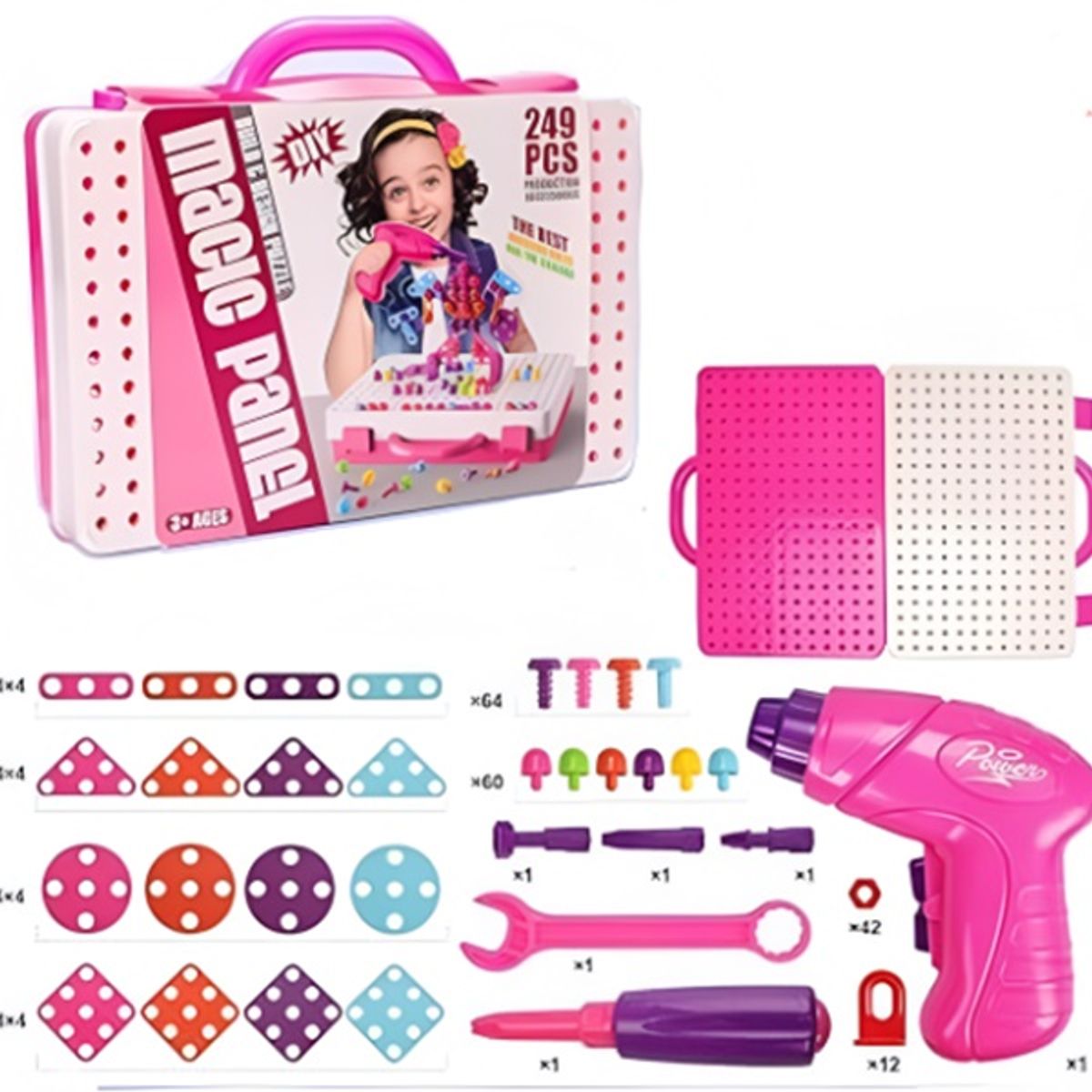 GENERICO - Juguete mozaico creativo Puzzle para niñas 249 piezas