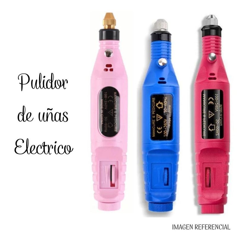 GENERICO - Pulidor Eléctrico para Uñas - Manicura Pedicura