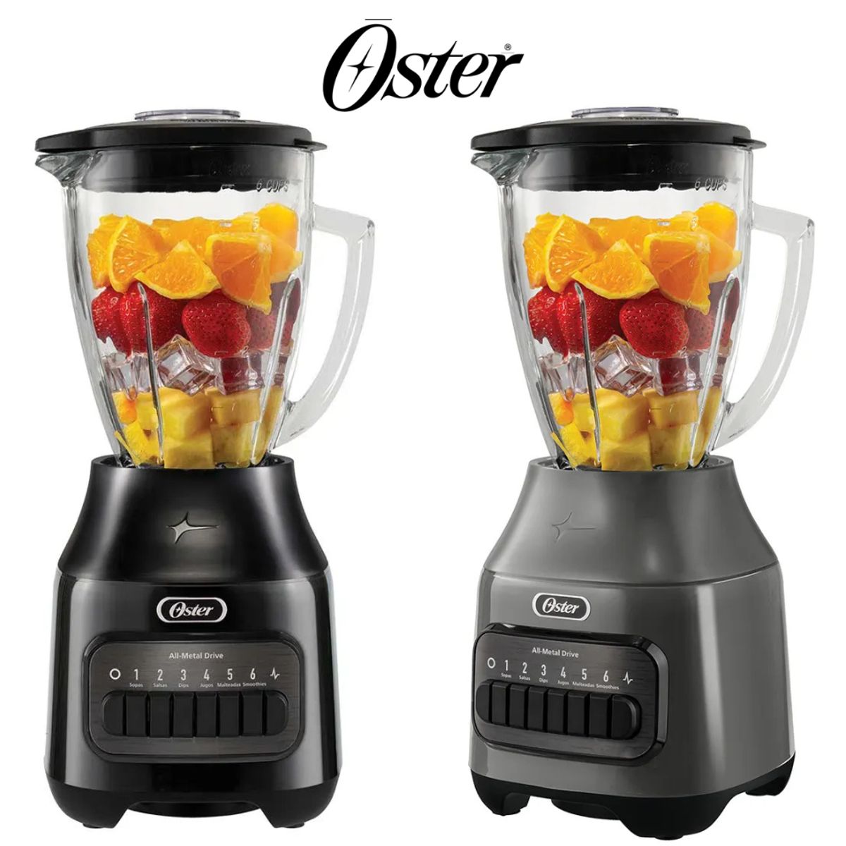 OSTER - Licuadora Oster 6 Velocidades de 1.5 Lt. con Pulso – BLSTPEG GPB