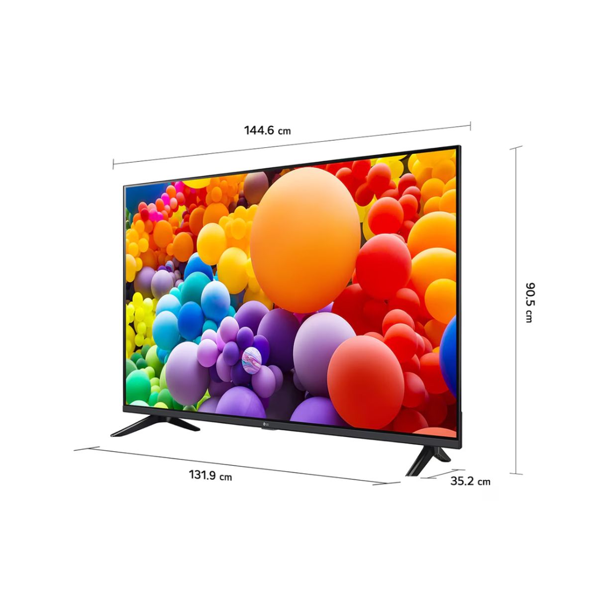 LG - Televisor LG de 65 Pulgadas UHD 4K ThinQ AI 65UT7300PSA