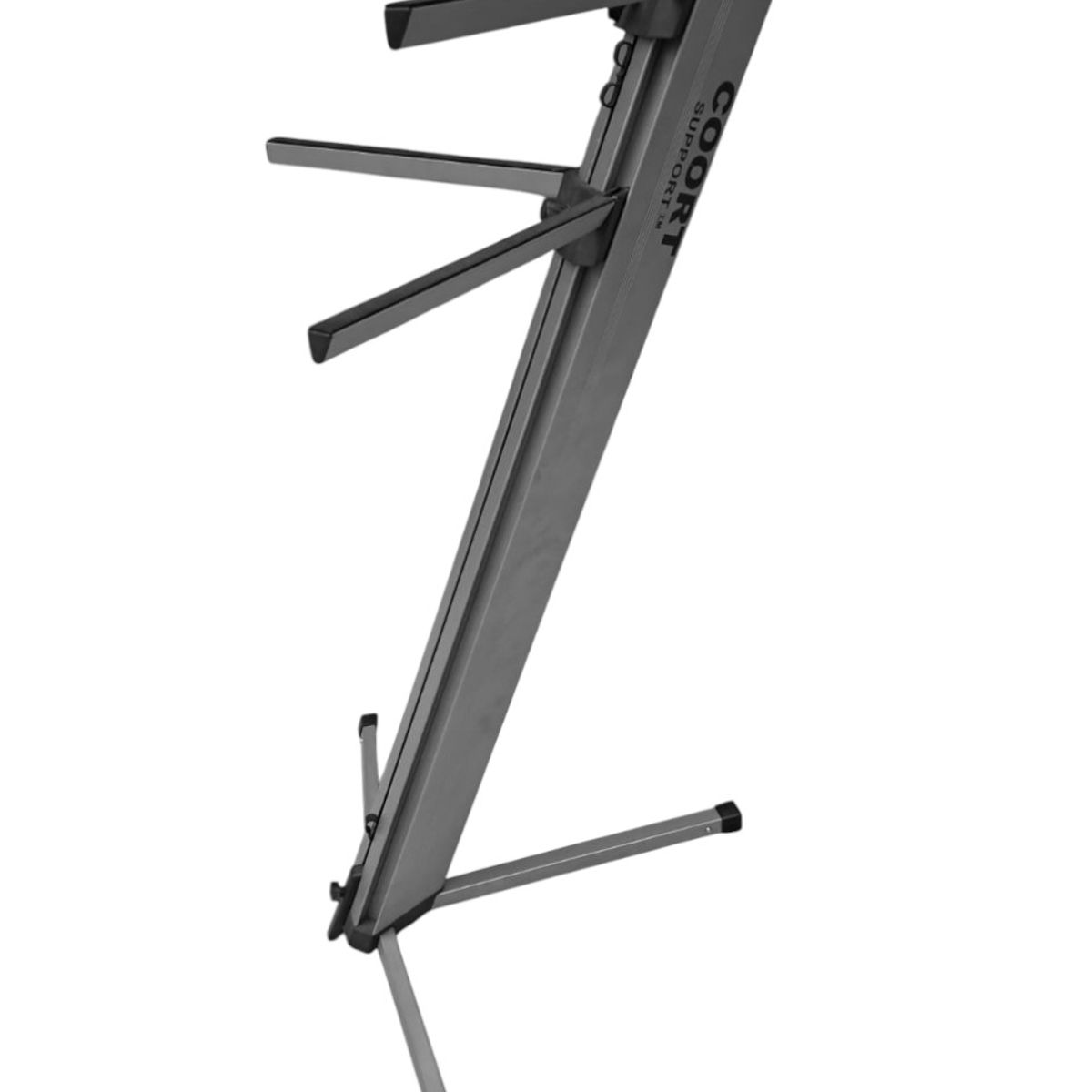 GENERICO - SOPORTE DE DOBLE TECLADO COORT ALUMINIO