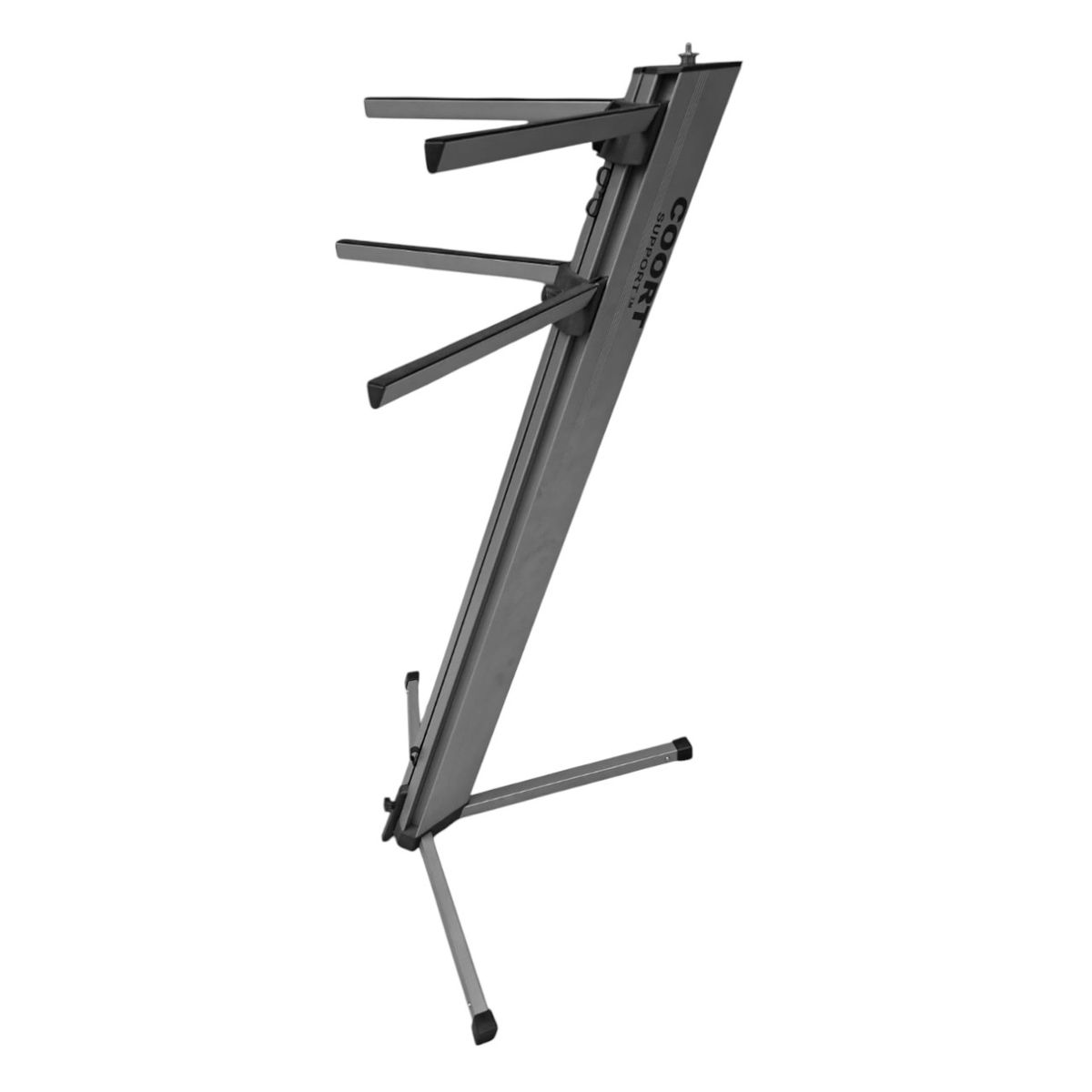 GENERICO - SOPORTE DE DOBLE TECLADO COORT ALUMINIO