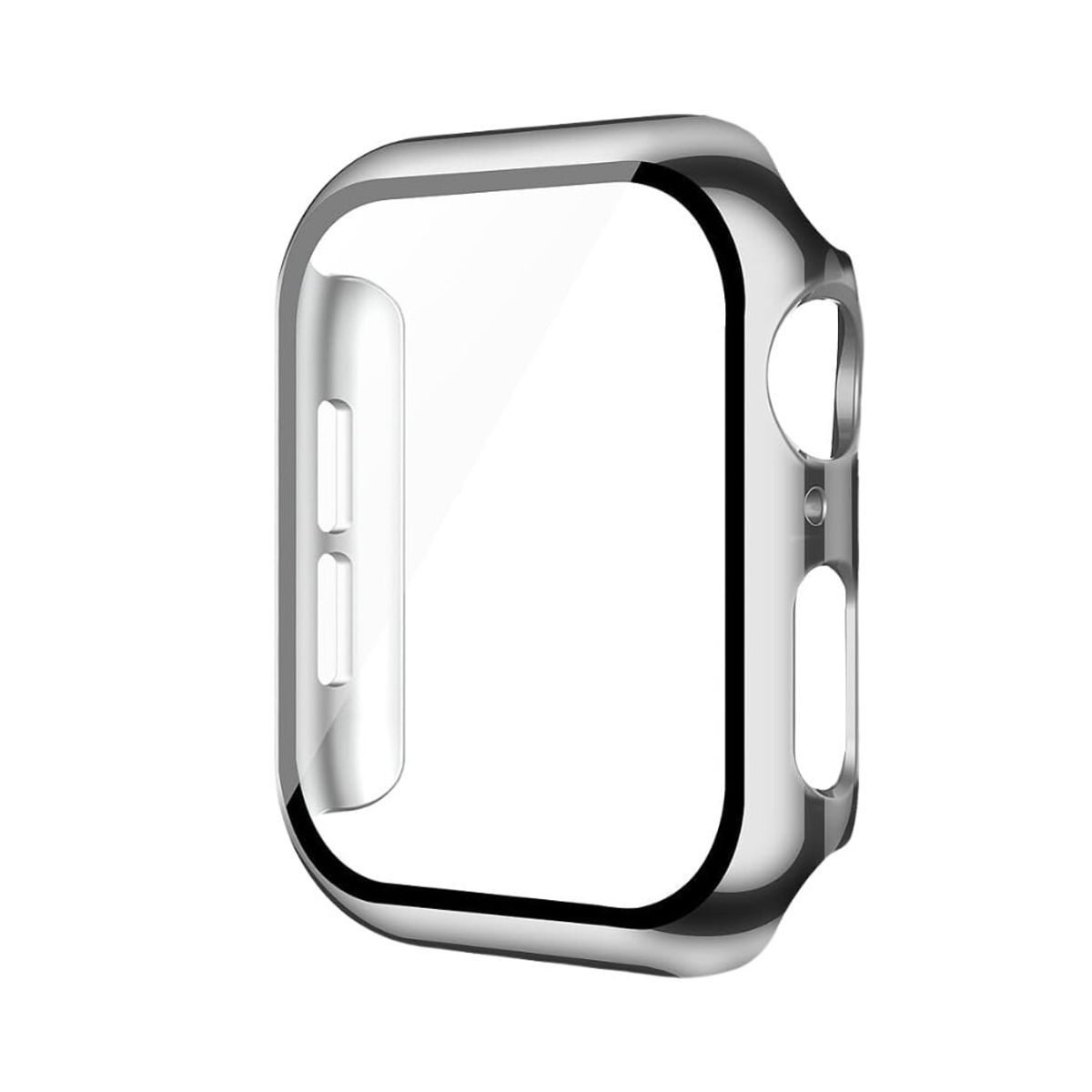 GENERICO - Case bumper protector cMica para Applewatch serie10 46mm Plateado