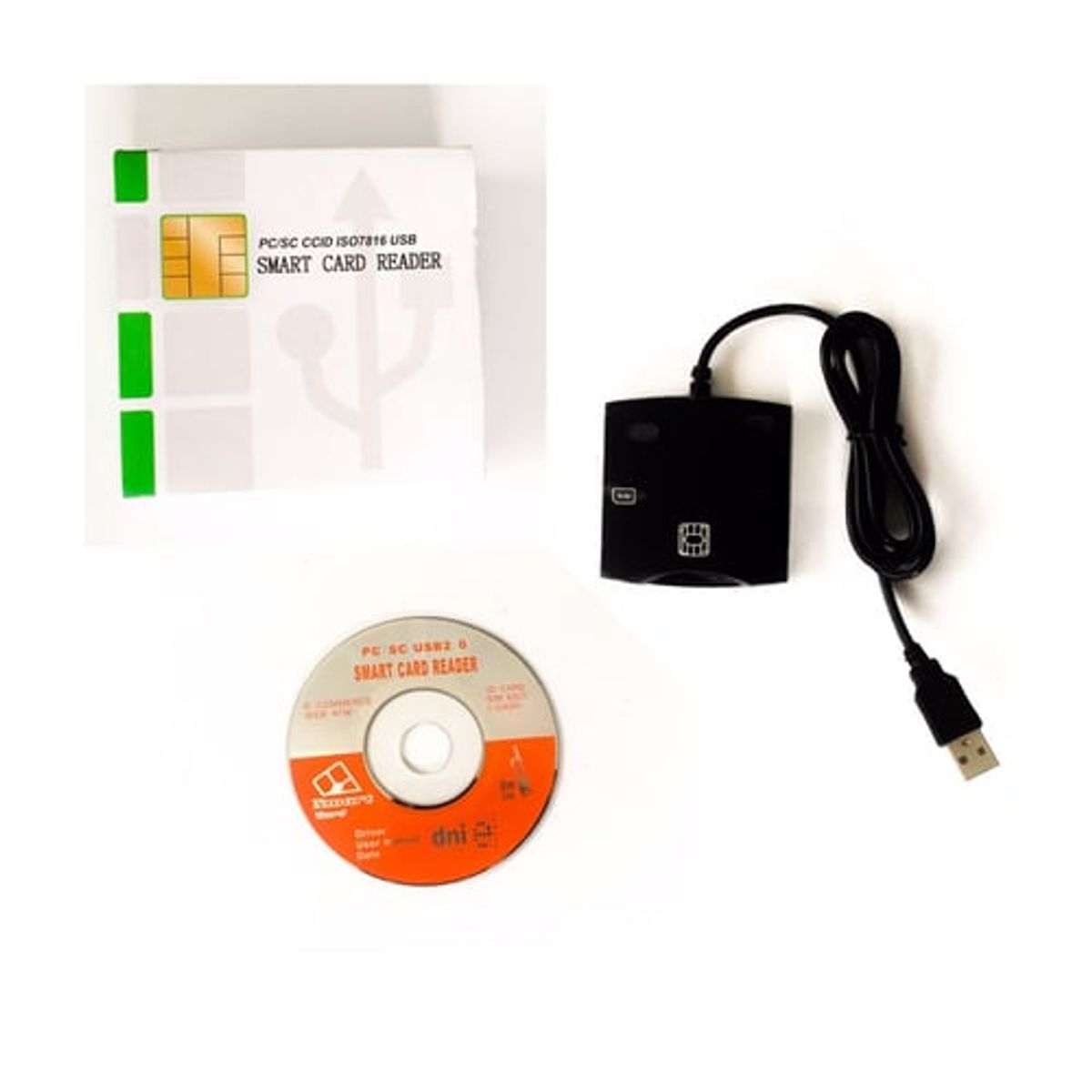 GENERICO - Smart Card Reader Lector Usb Dni Electronico Beca 18 Tarjeta