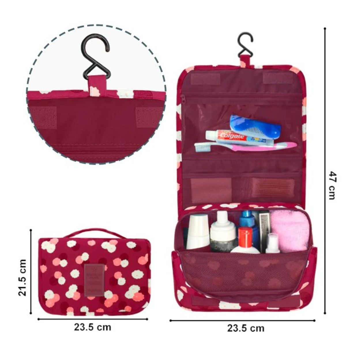 GENERICO - Organizador de Viaje plegable Multiuso con Gancho