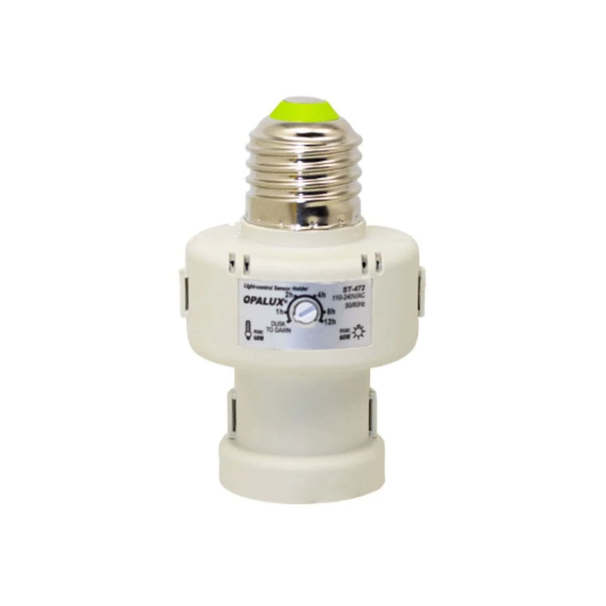 OPALUX - Sensor para Foco con Fotocelda y Timer ST-472W OPALUX