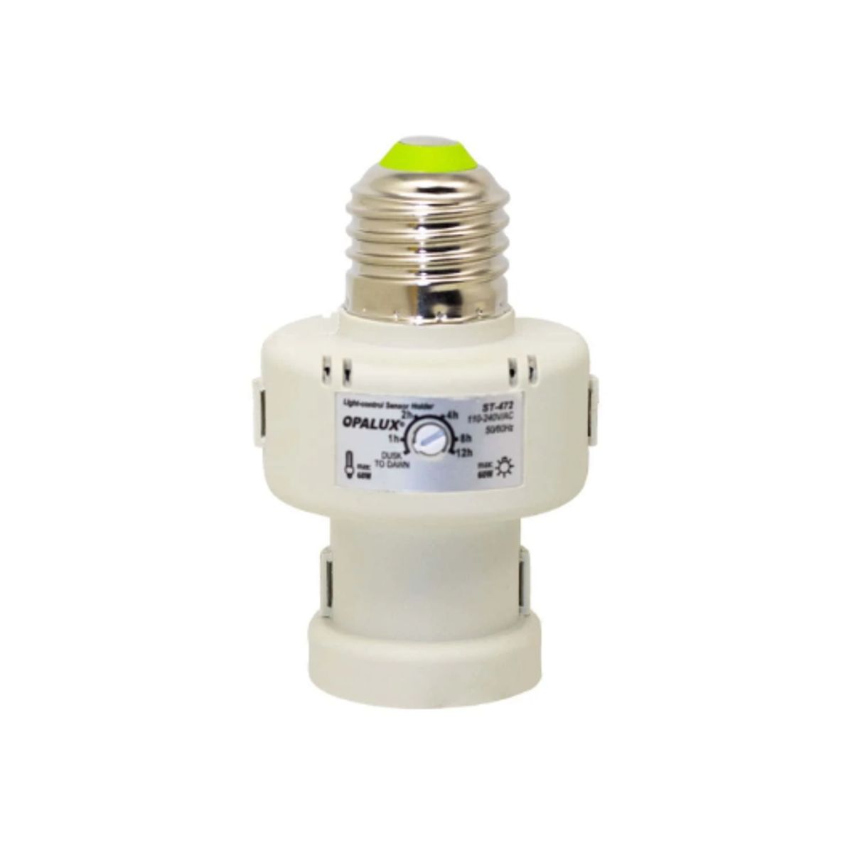 OPALUX - Sensor para Foco con Fotocelda y Timer ST-472W OPALUX