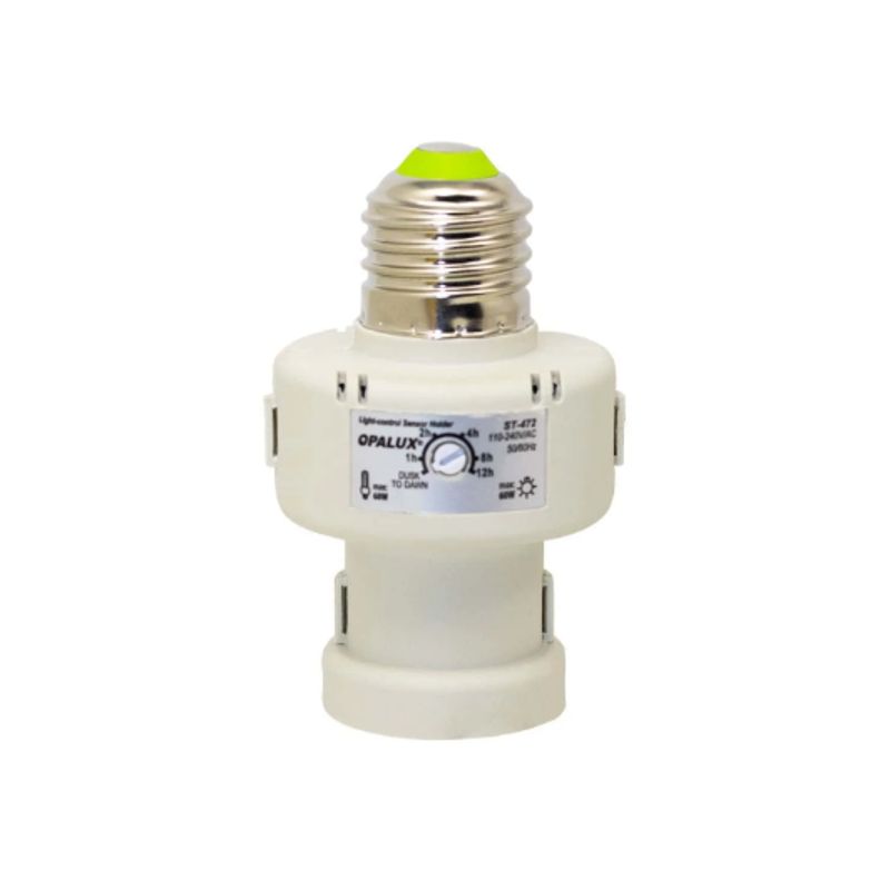 OPALUX - Sensor para Foco con Fotocelda y Timer ST-472W OPALUX