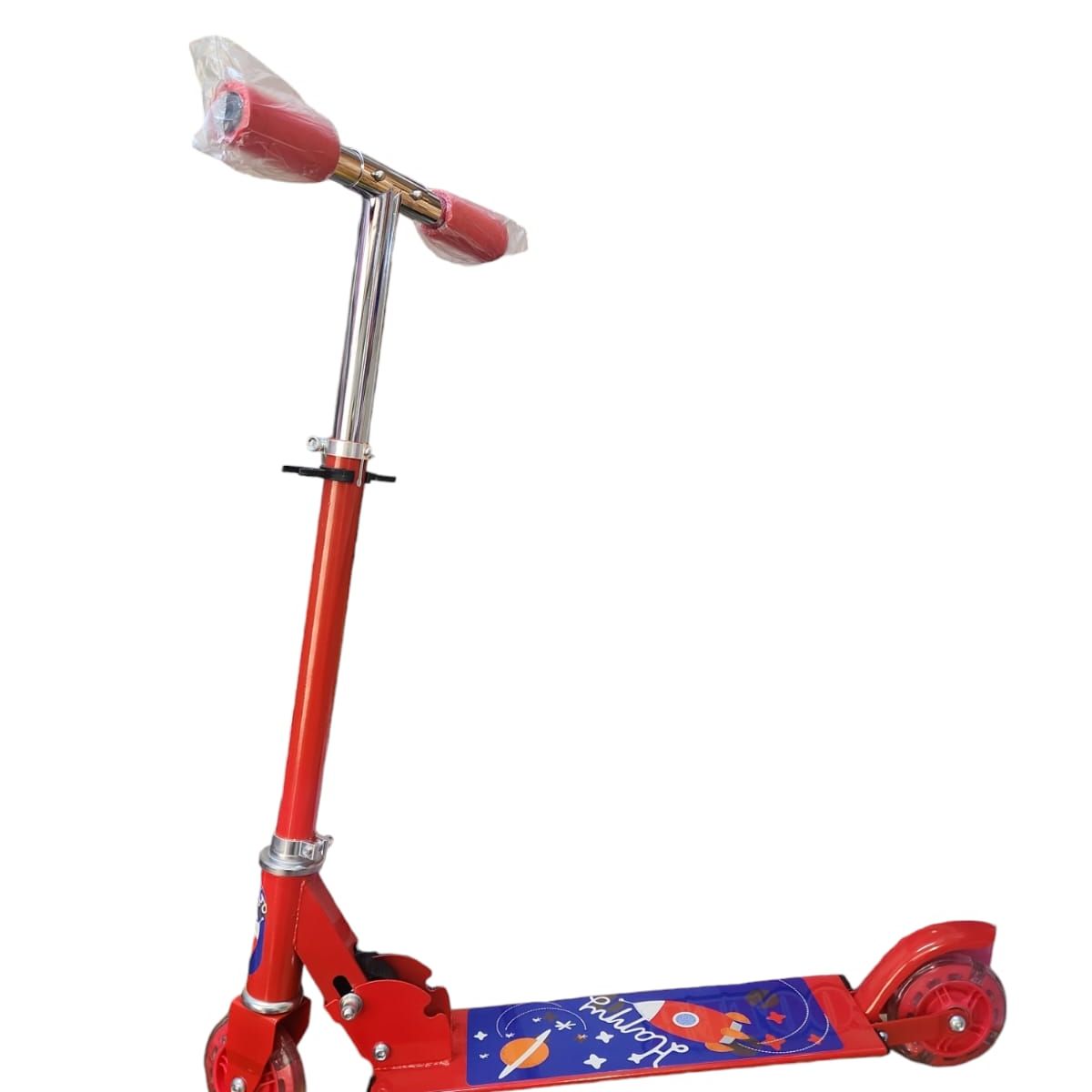 GENERICO - Scooter Clásico Dos Ruedas para Niños Color Rojo