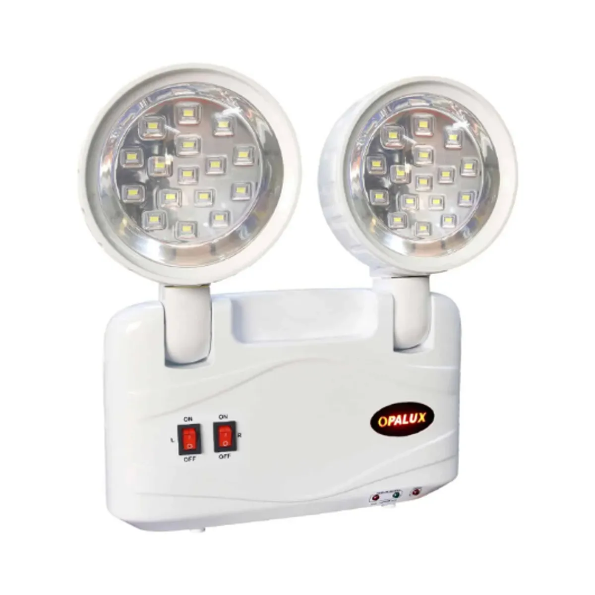 OPALUX - Lámpara de Emergencia 32 LED SMD 9 Horas 9101SMD OPALUX