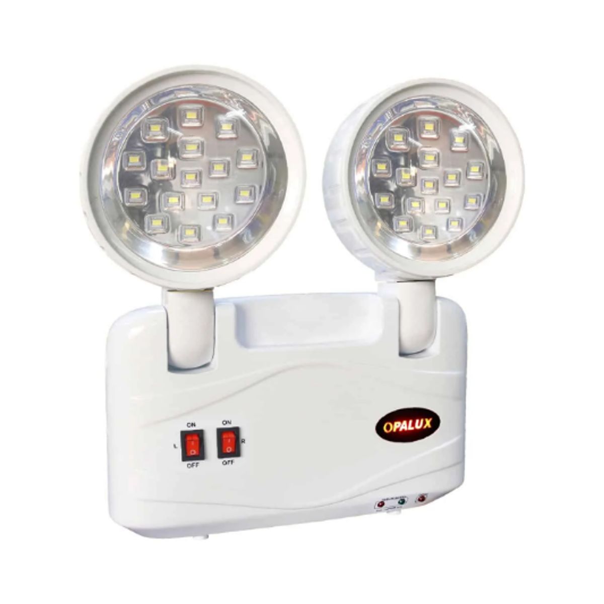 OPALUX - Lámpara de Emergencia 32 LED SMD 9 Horas 9101SMD OPALUX
